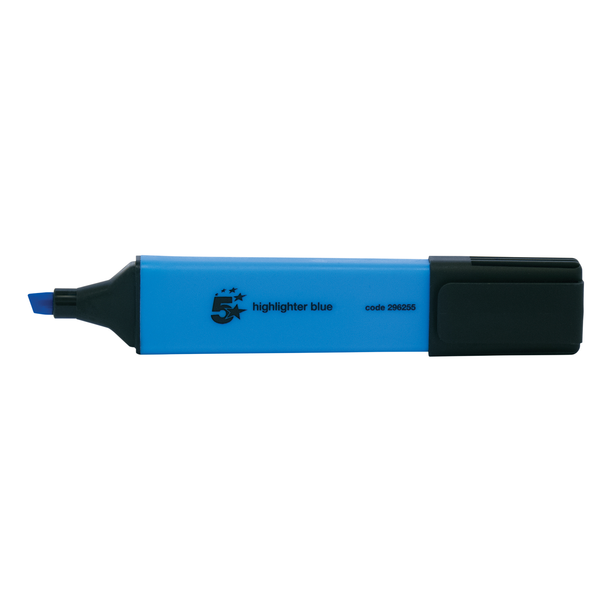 5+Star+Office+Highlighter+Chisel+Tip+1-5mm+Line+Blue+%28Pack+of+12%29
