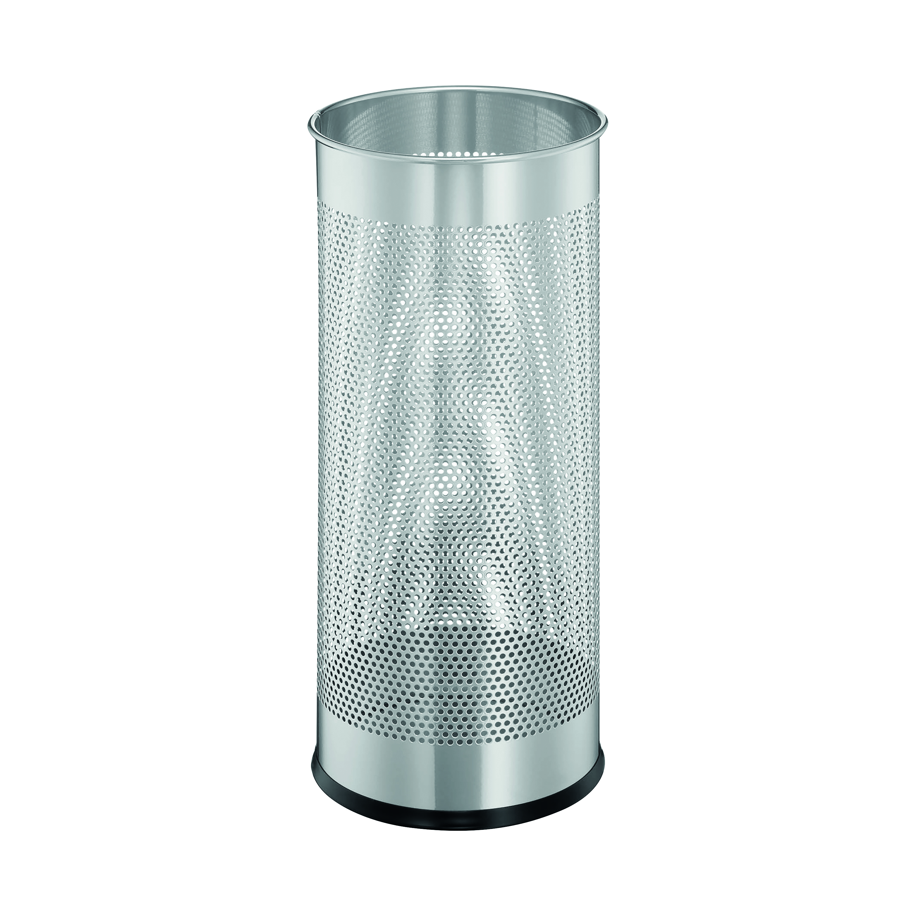 Durable+Metal+Umbrella+Stand+28.5+Litre+Round+Silver+335023