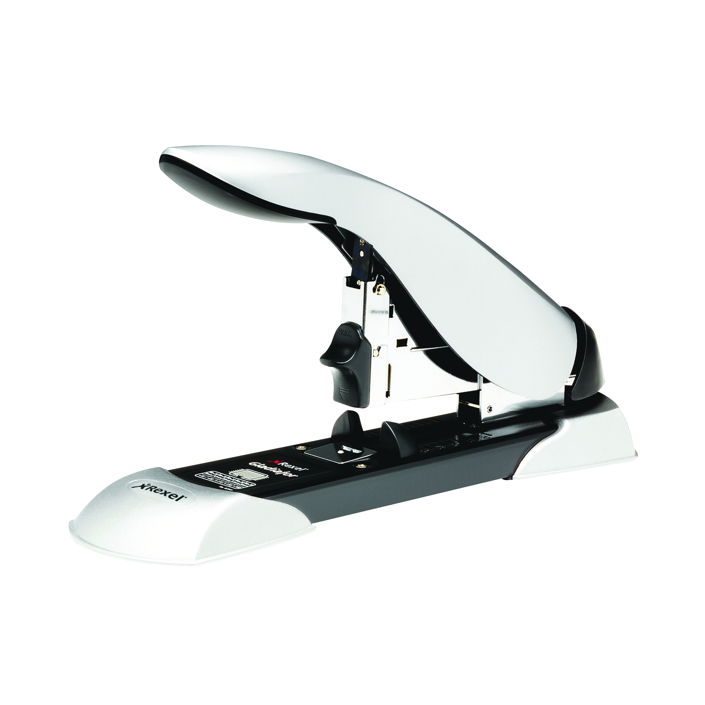 Rexel+Gladiator+Heavy+Duty+Stapler+Silver%2FBlack+2100591