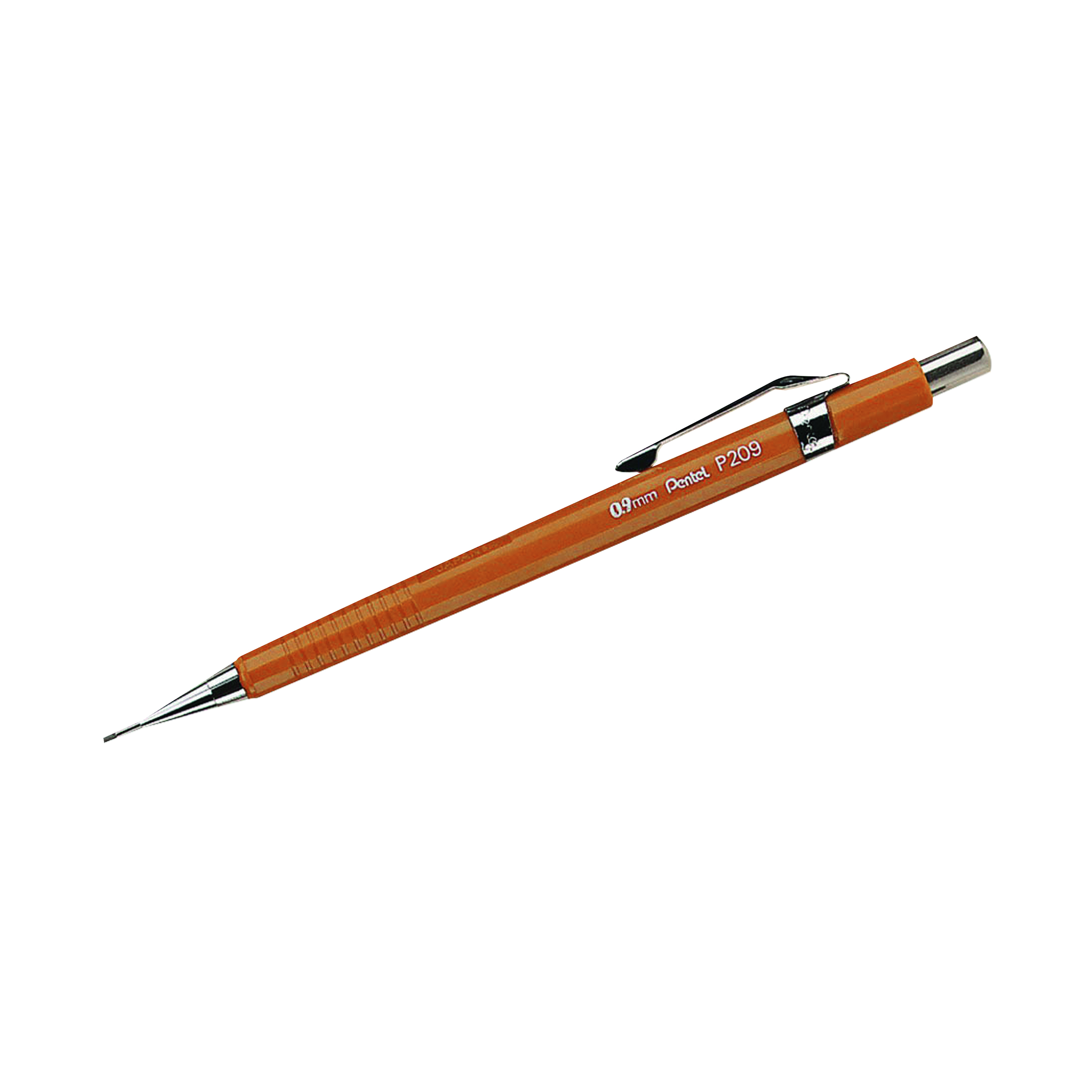 Pentel+P200+Automatic+Pencil+Broad+0.9mm+Yellow+Barrel+%28Pack+of+12%29+P209