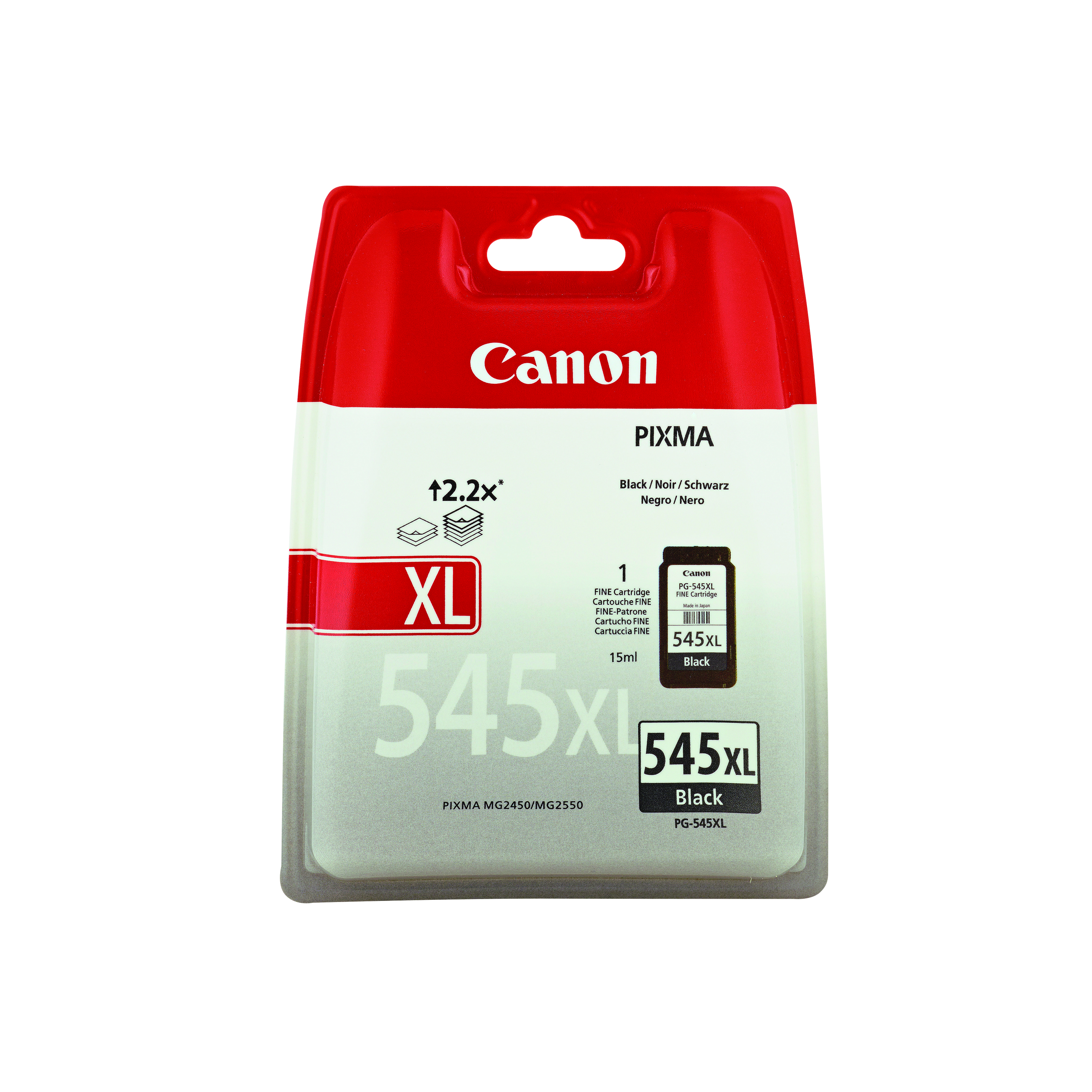 Canon+PG-545XL+Ink+Cartridge+High+Yield+Black+8286B001