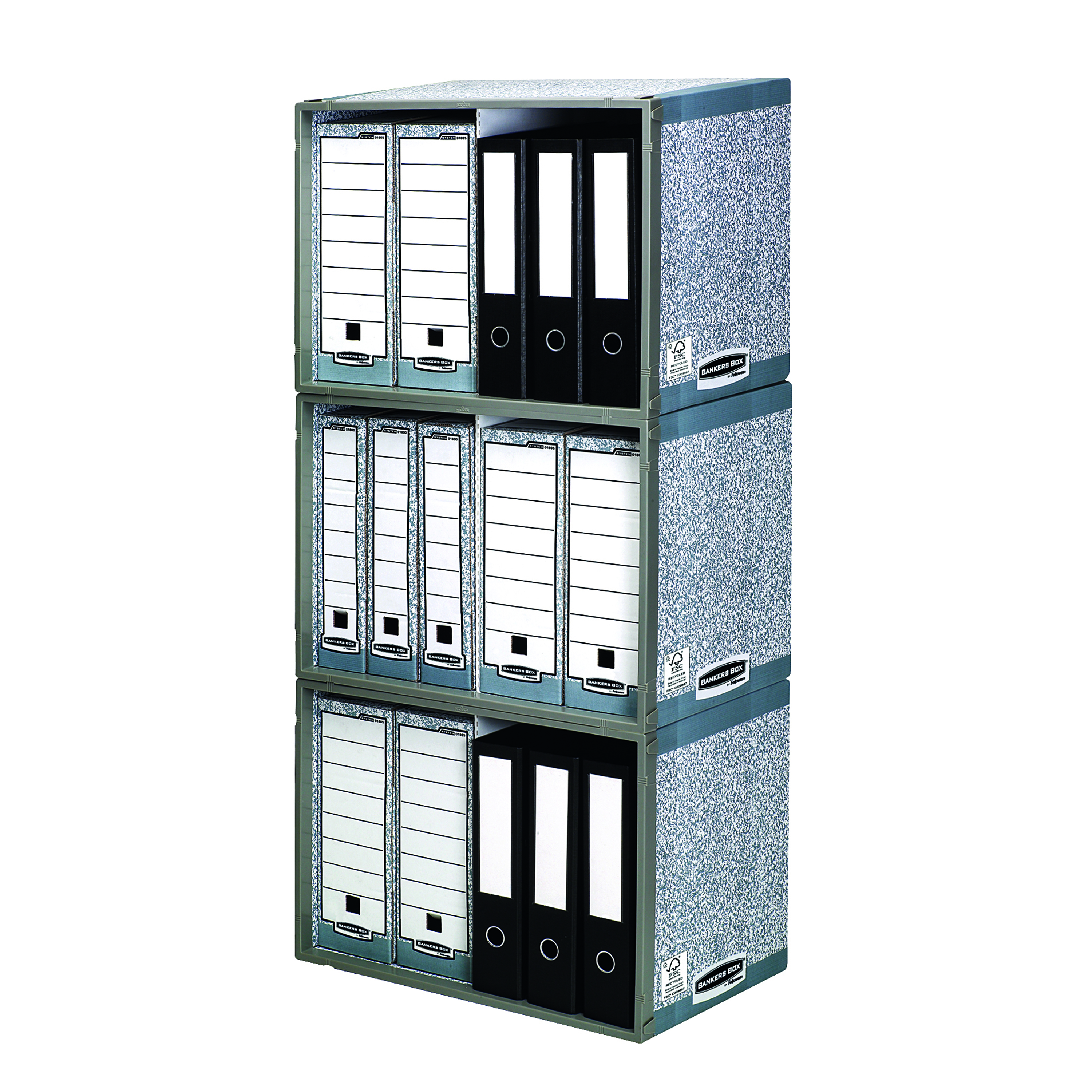 Bankers+Box+System+Stax+File+Store+%28Pack+of+5%29+01850