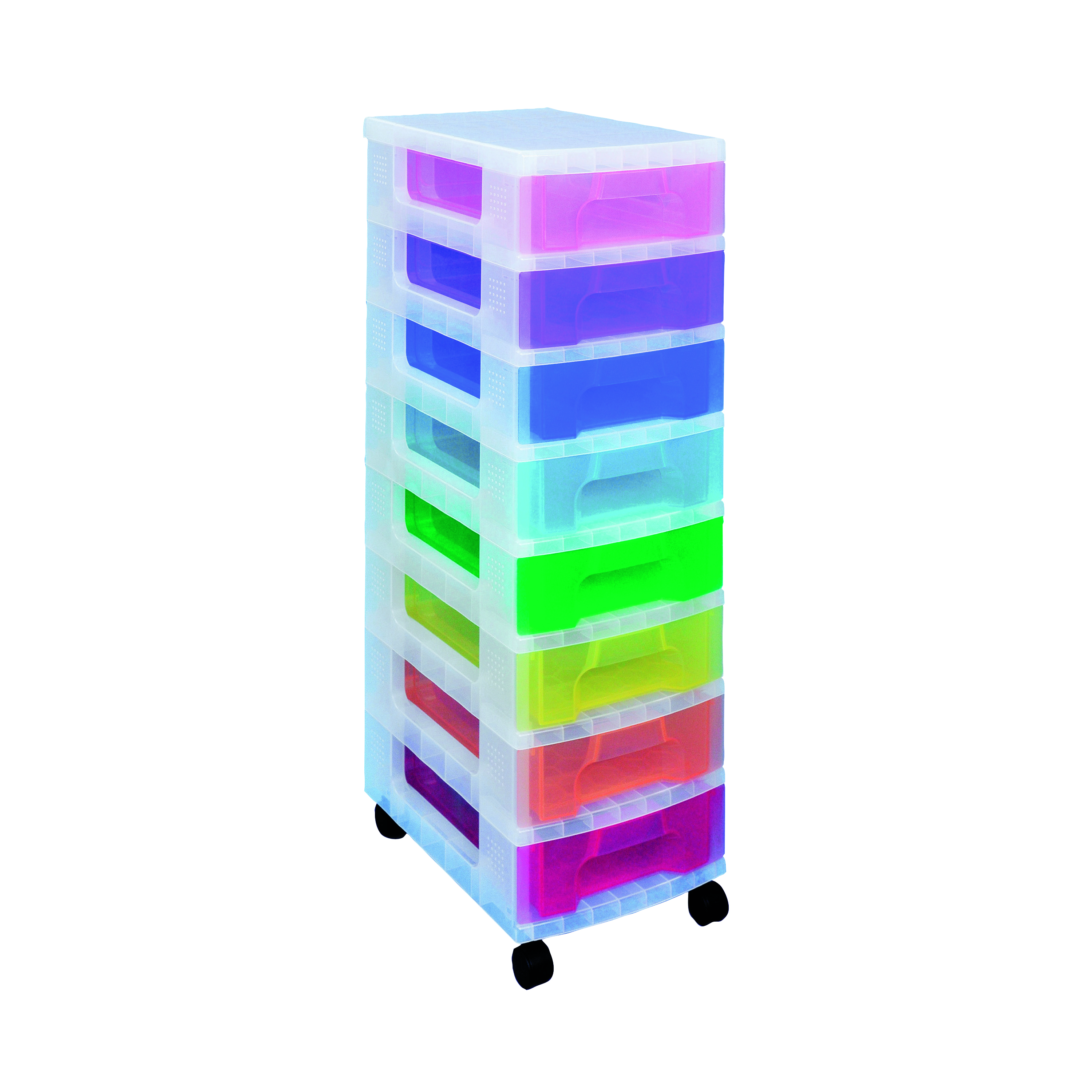 Really+Useful+Storage+Tower+with+8+Drawers+Multicoloured+DT1007