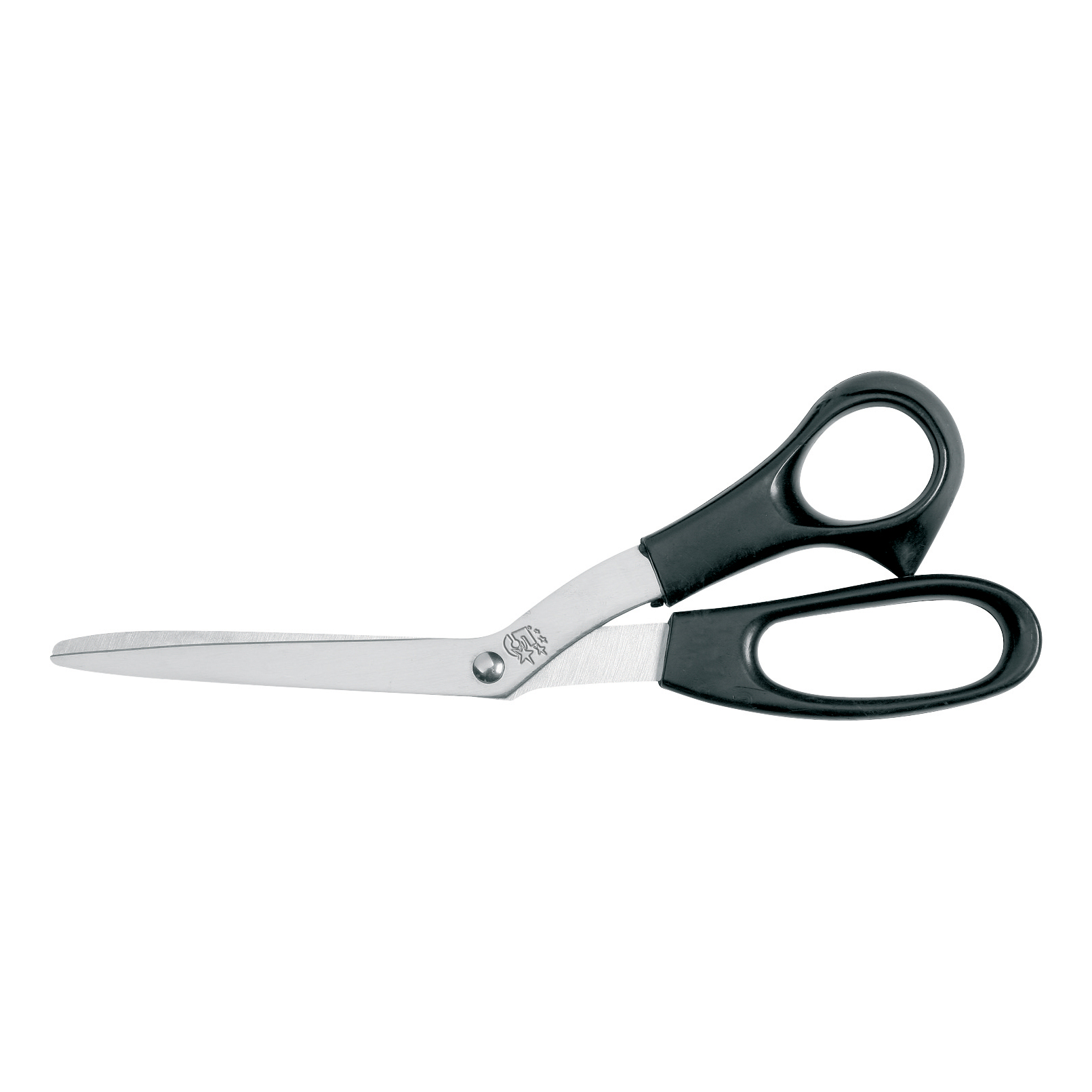 5+Star+Office+Scissors+209mm+Stainless+Steel+Blades+PP+Handles+Black