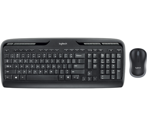 Logitech+Black+MK330+Wireless+Keyboard%2FMouse+Combo+920-003986