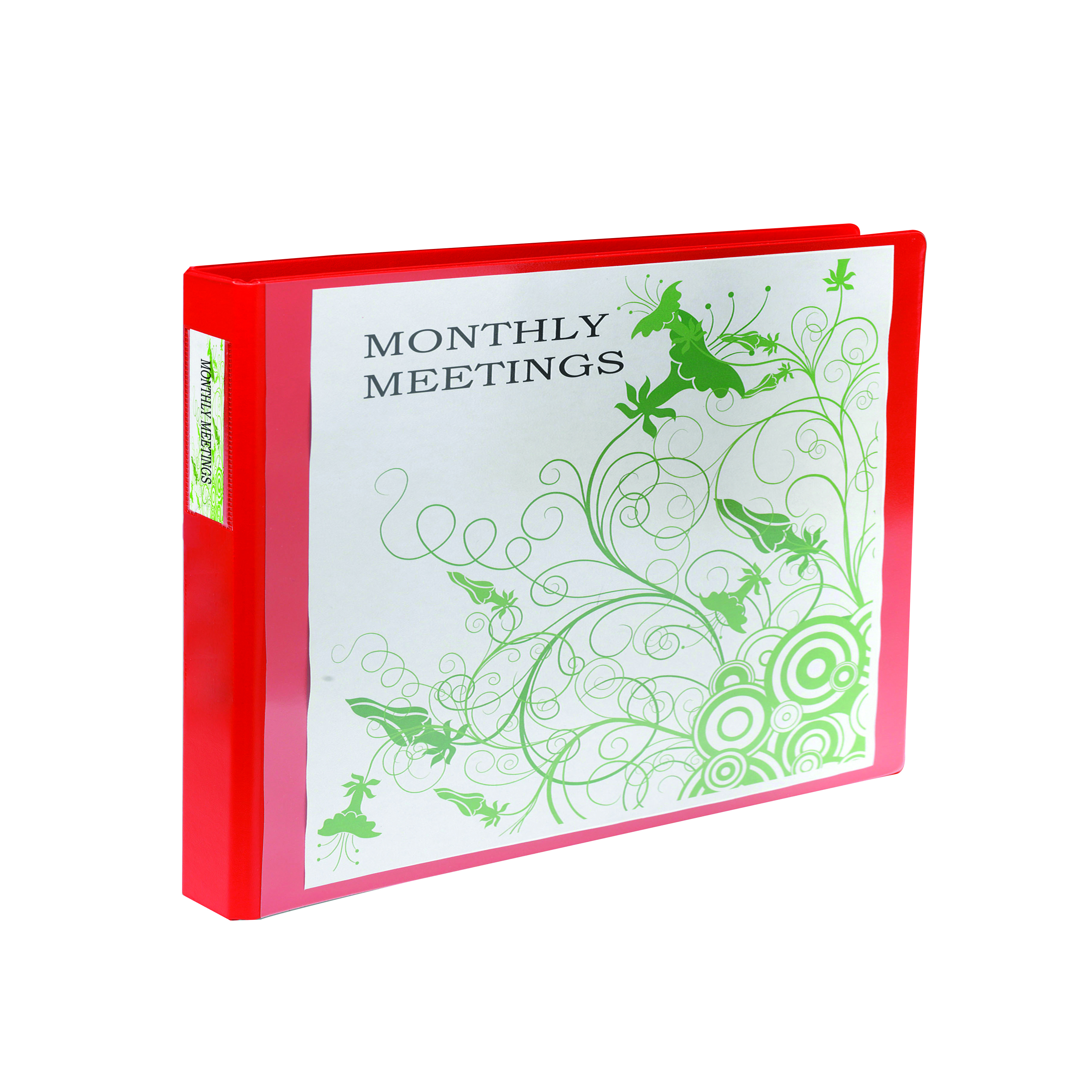 Elba+Vision+30mm+4D-Ring+Binder+Oblong+A3+Red+100080866