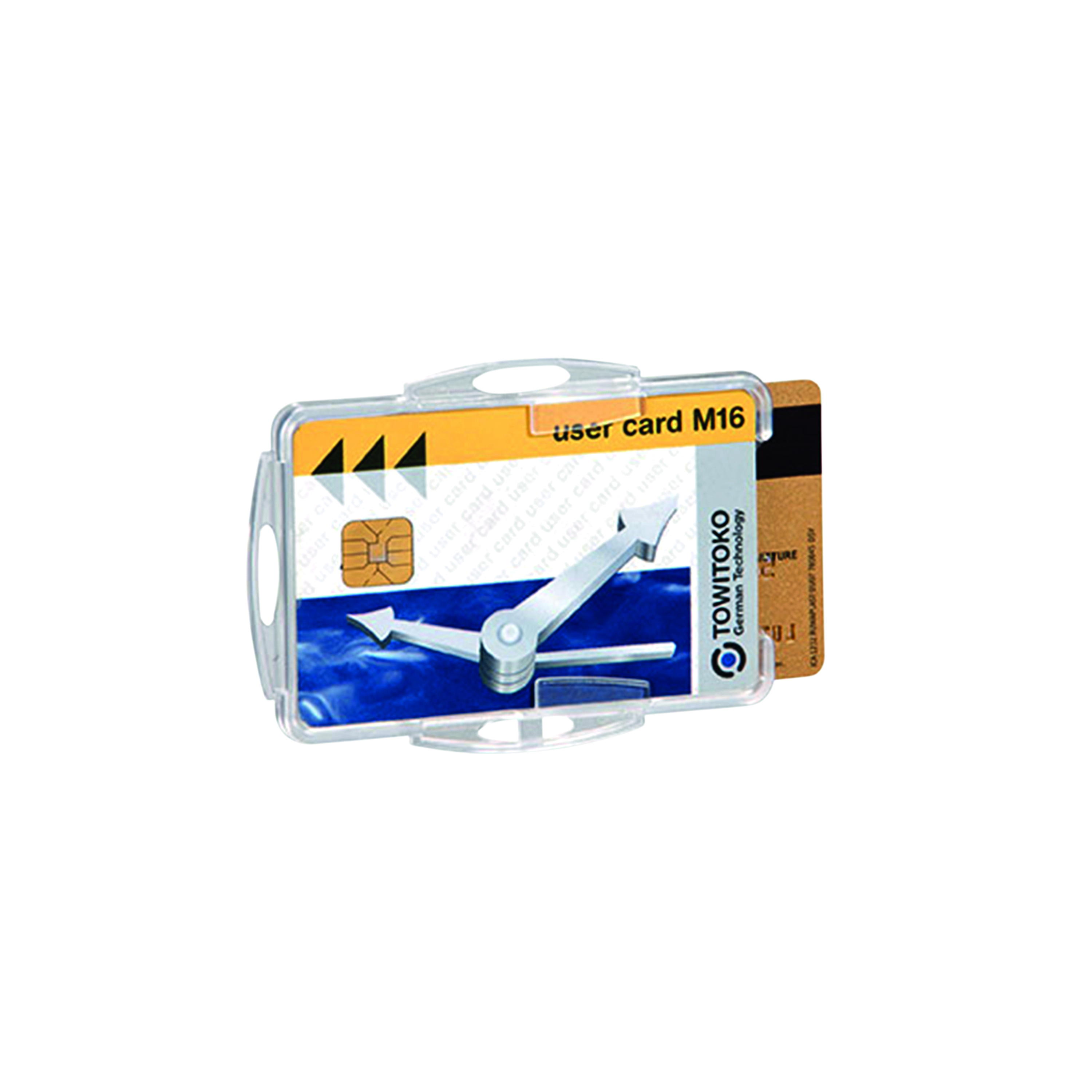 Durable+Dual+Security+Pass+Card+Holder+54x85mm+Clear+%28Pack+of+50%29+999108000