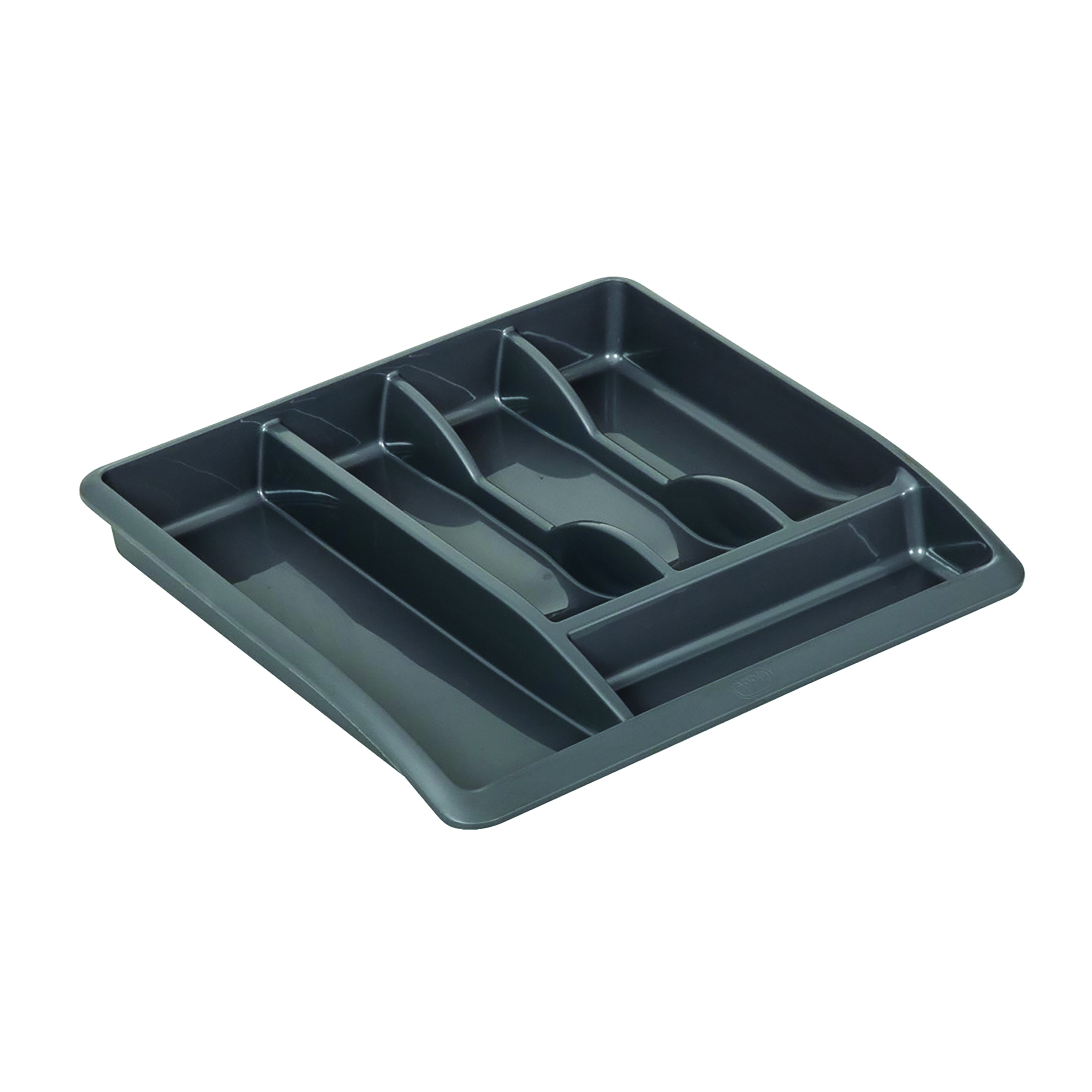 Addis+Cutlery+Tray+Metallic+Grey+510855