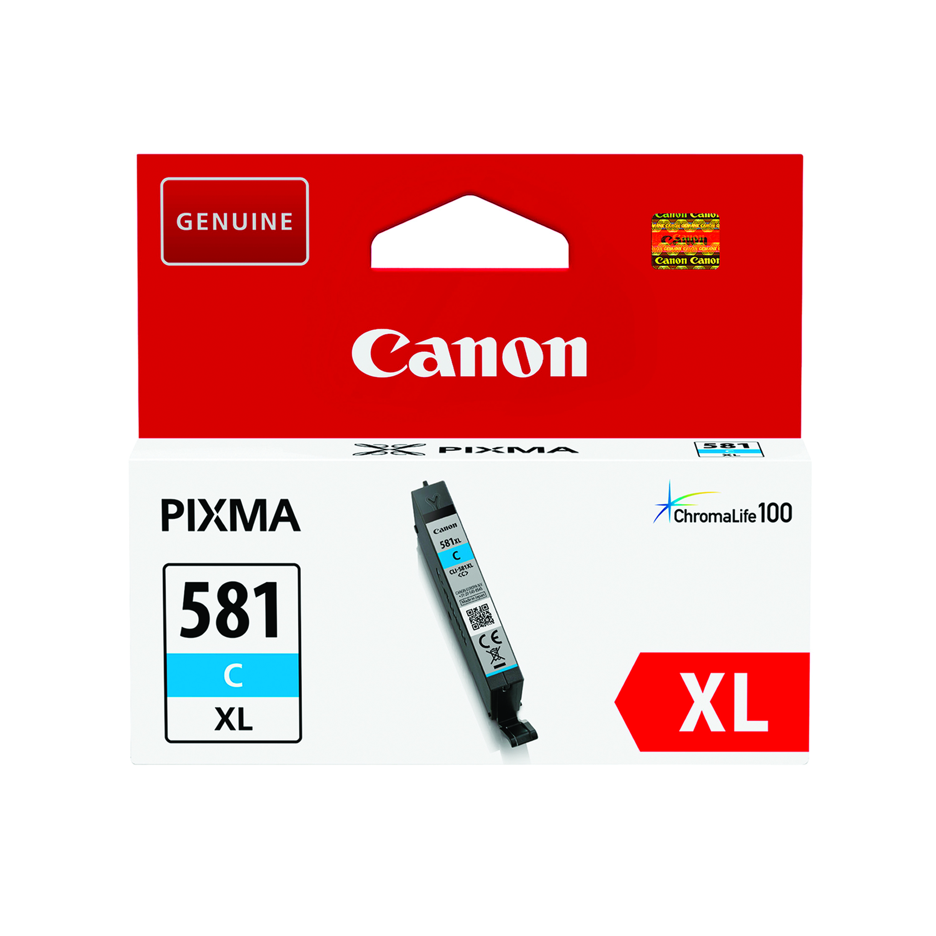Canon+CLI-581XL+Ink+Cartridge+High+Yield+Cyan+2049C001