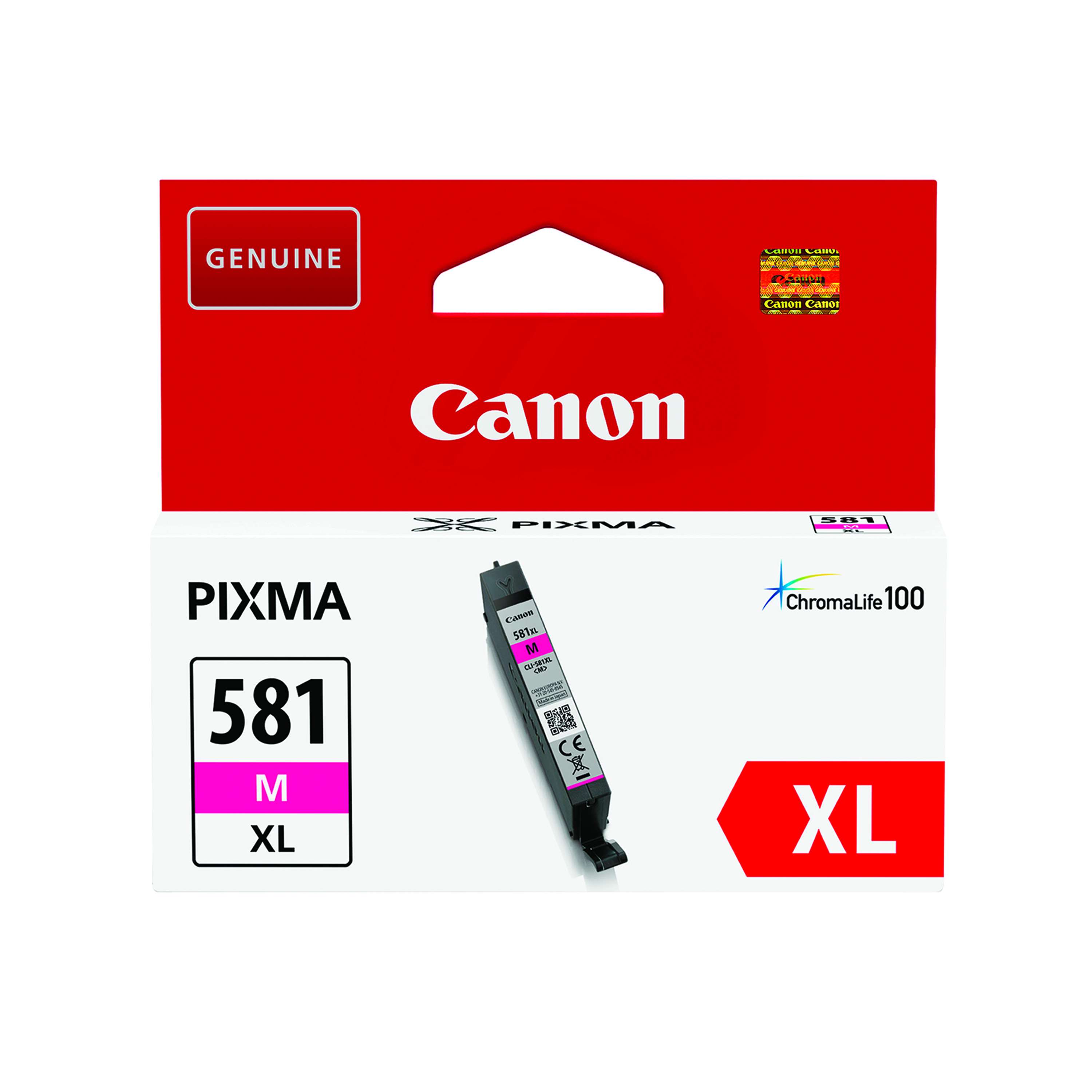 Canon+CLI-581XL+Ink+Cartridge+High+Yield+Magenta+2050C001