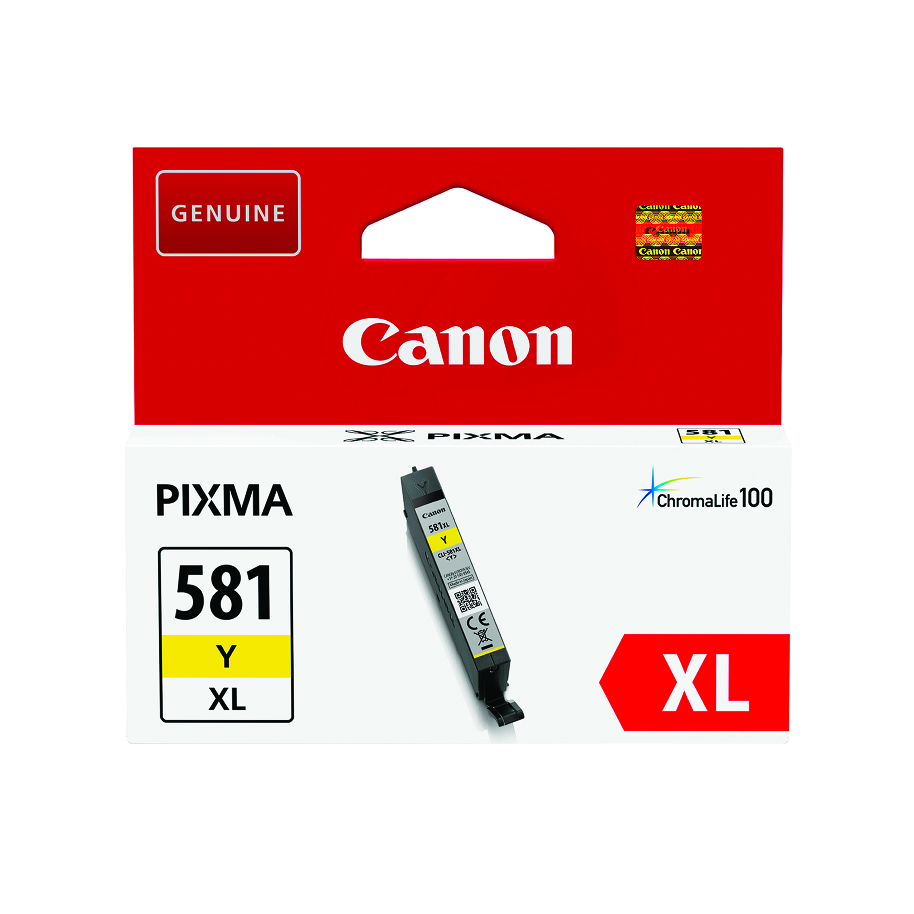 Canon+CLI-581XL+Ink+Cartridge+High+Yield+Yellow+2051C001