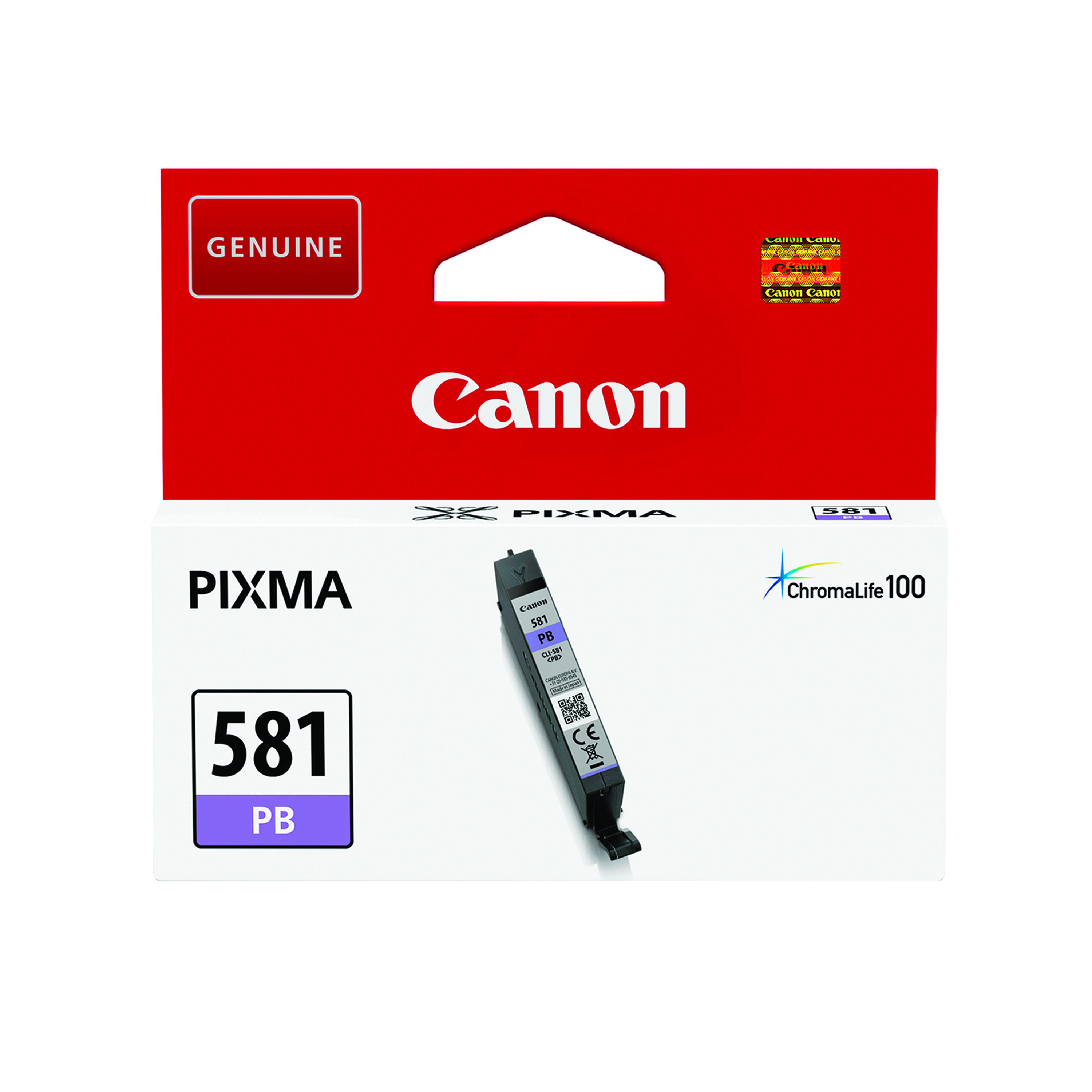 Canon+CLI-581PB+Ink+Cartridge+Photo+Blue+2107C001
