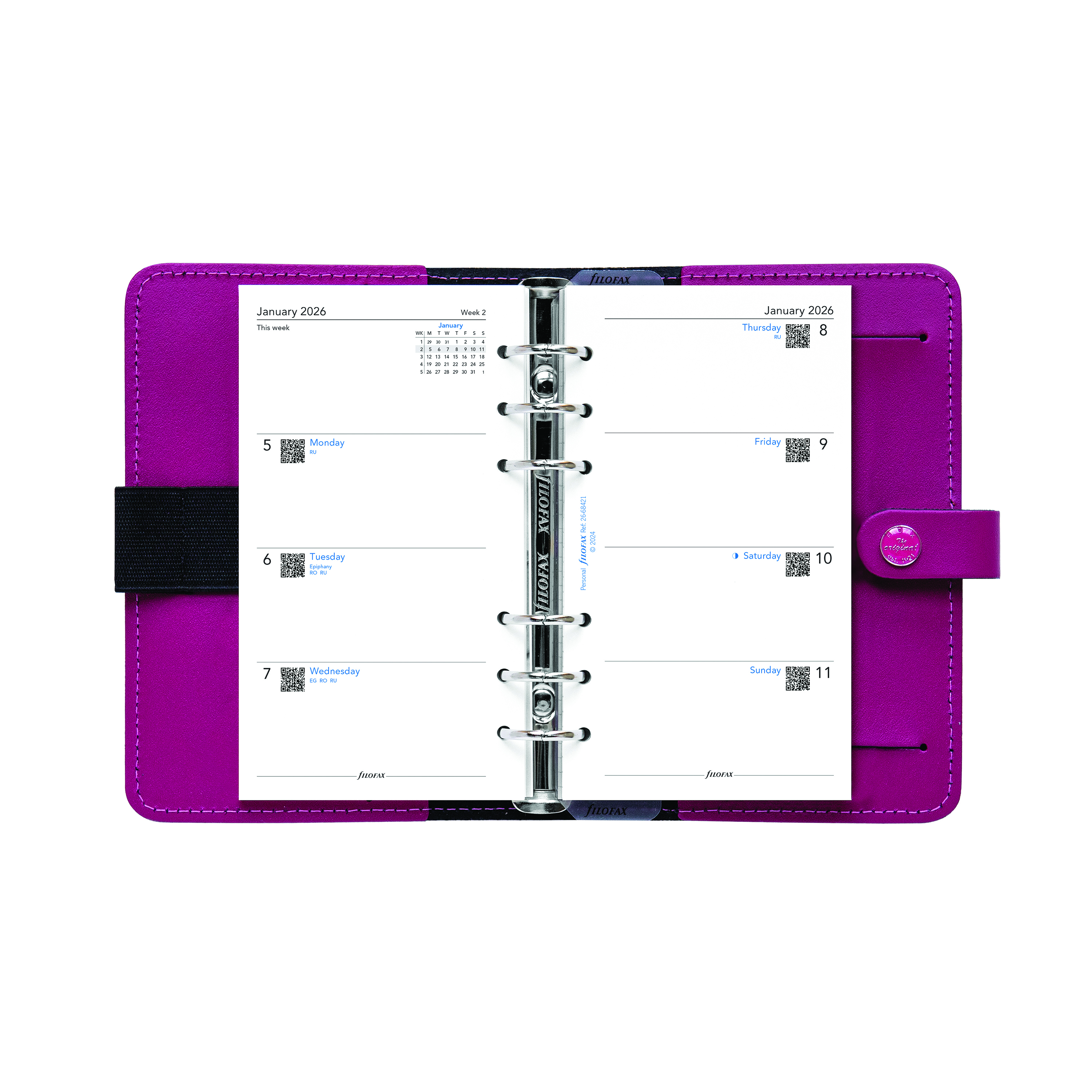 Filofax+Refill+Personal+Week+To+View+2026+26-68421