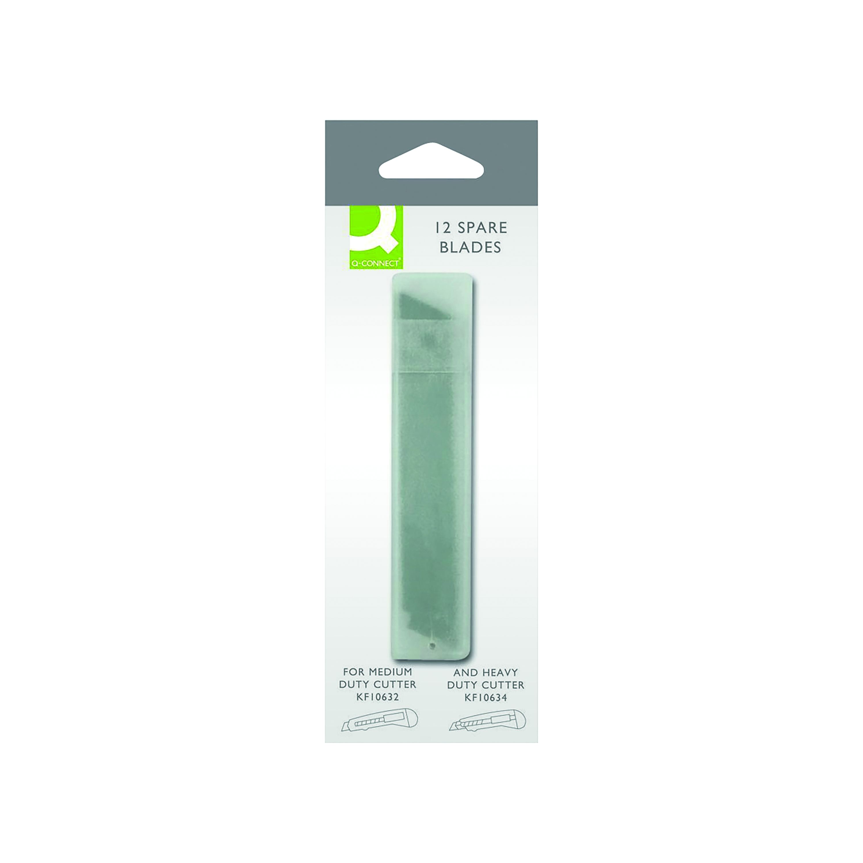 Q-Connect+Medium%2FHeavy+Duty+Cutter+Blades+%2812+Pack%29+KF10636