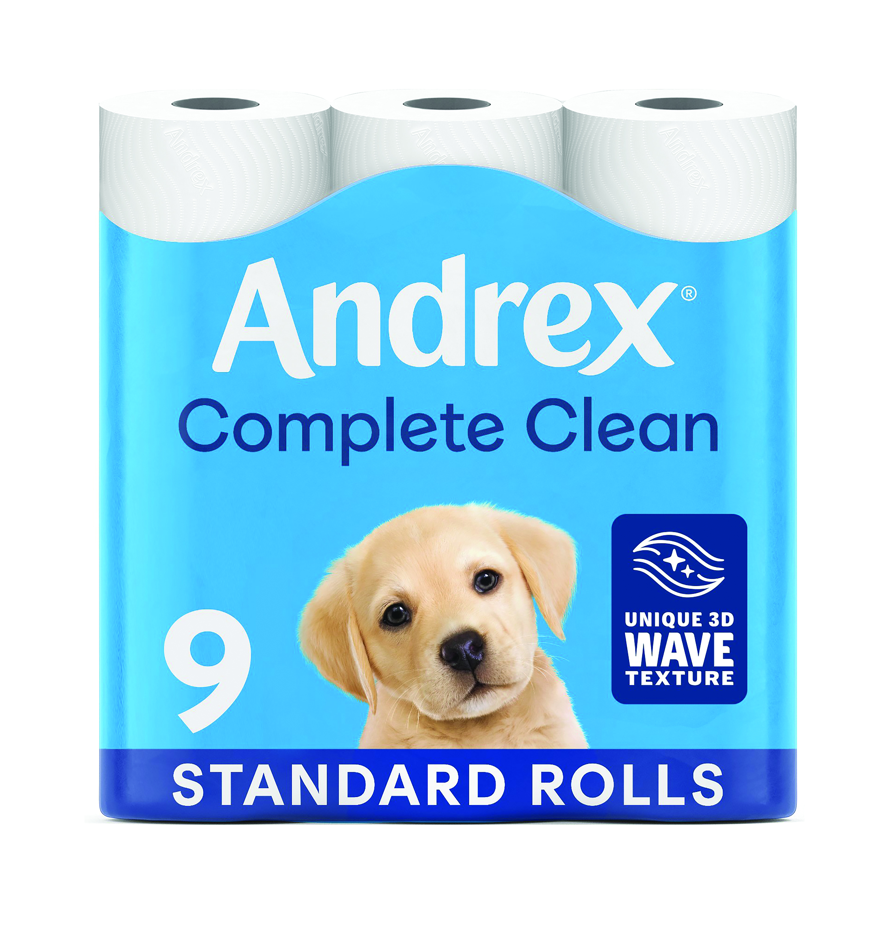 Andrex+Complete+Clean+Toilet+Roll+2-Ply+190+Sheets+Per+Roll+%28Pack+of+9%29+04970108