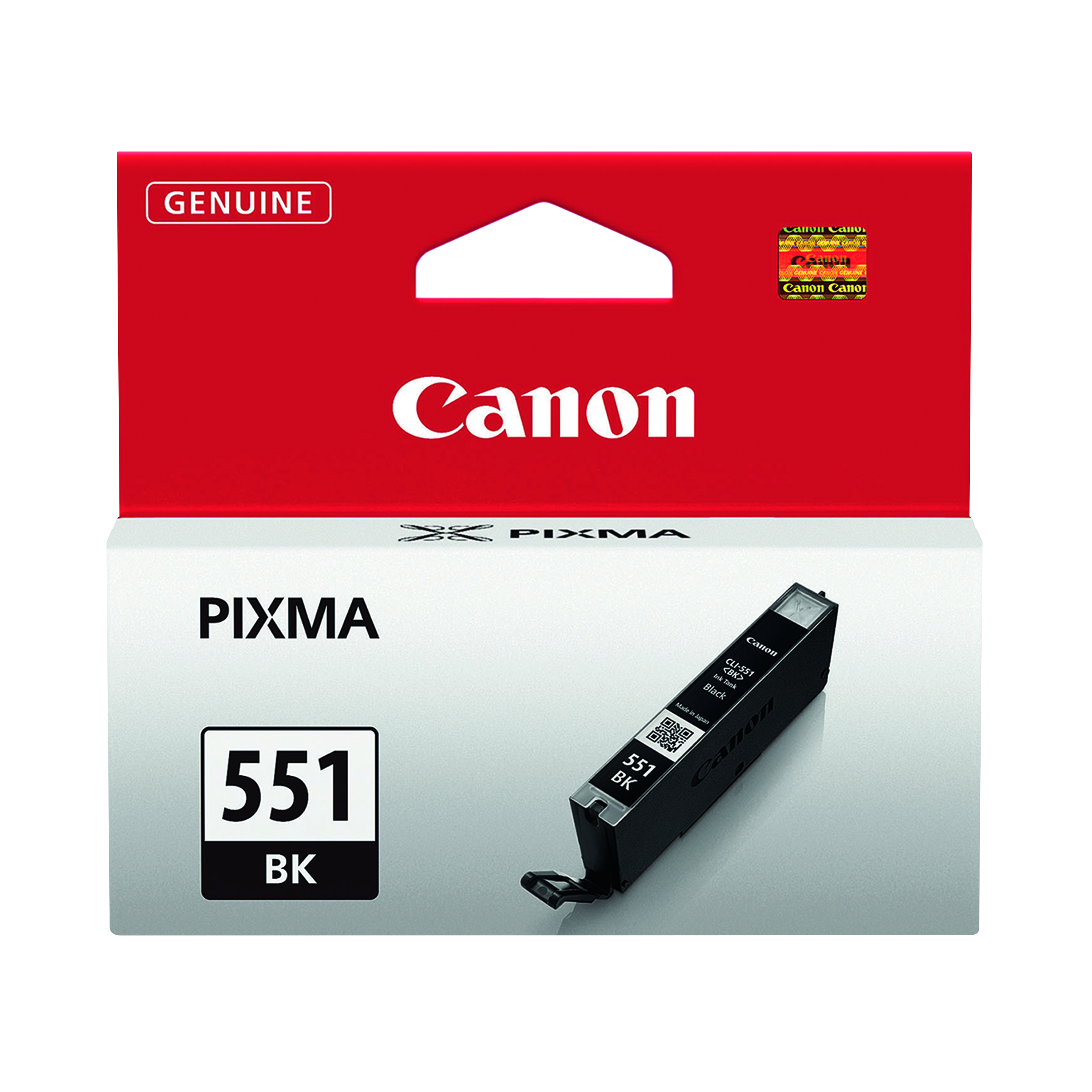 Canon+CLI-551BK+Ink+Cartridge+Black+6508B001