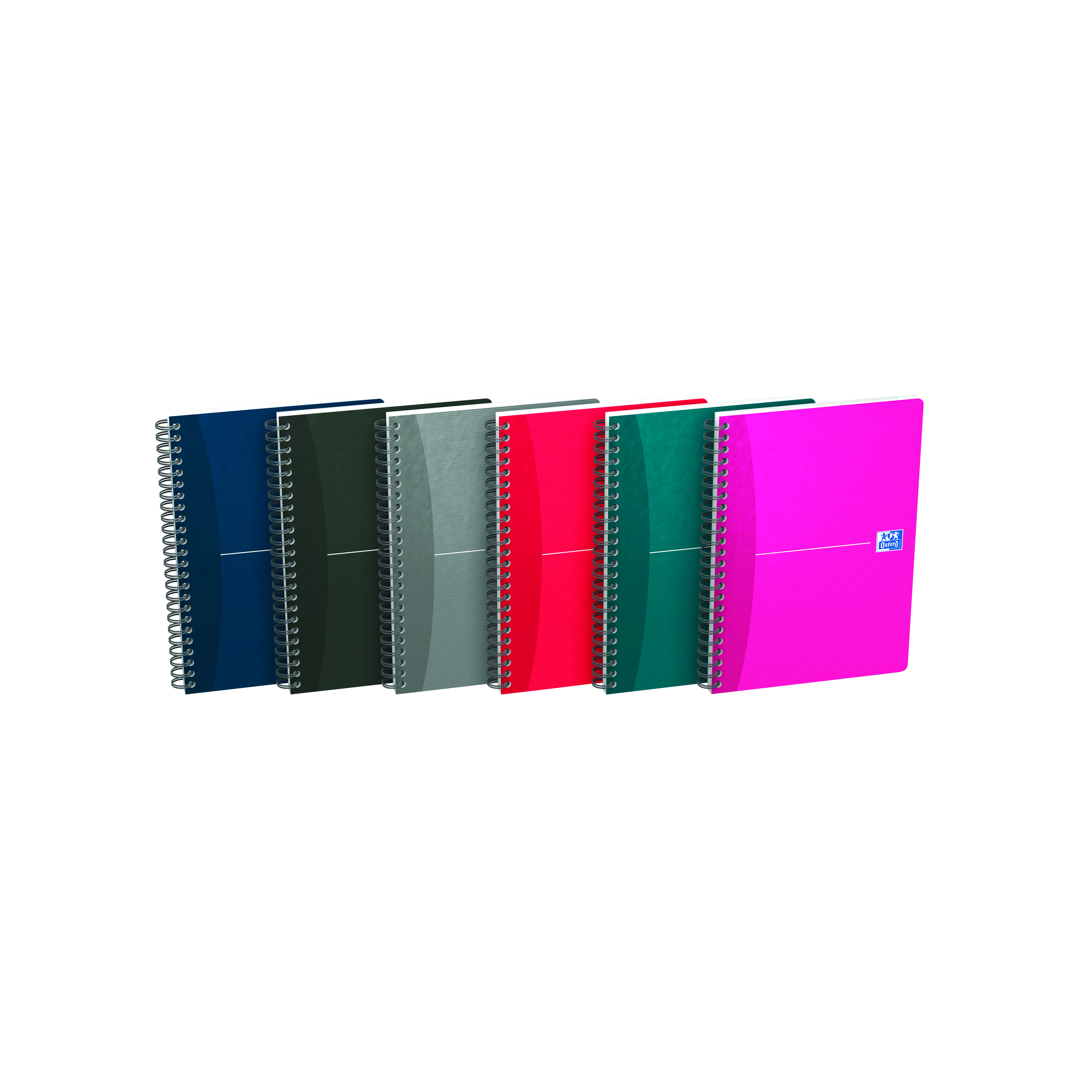 Oxford+Card+Cover+Wirebound+Notebook+A5+Assorted+%285+Pack%29+100103741