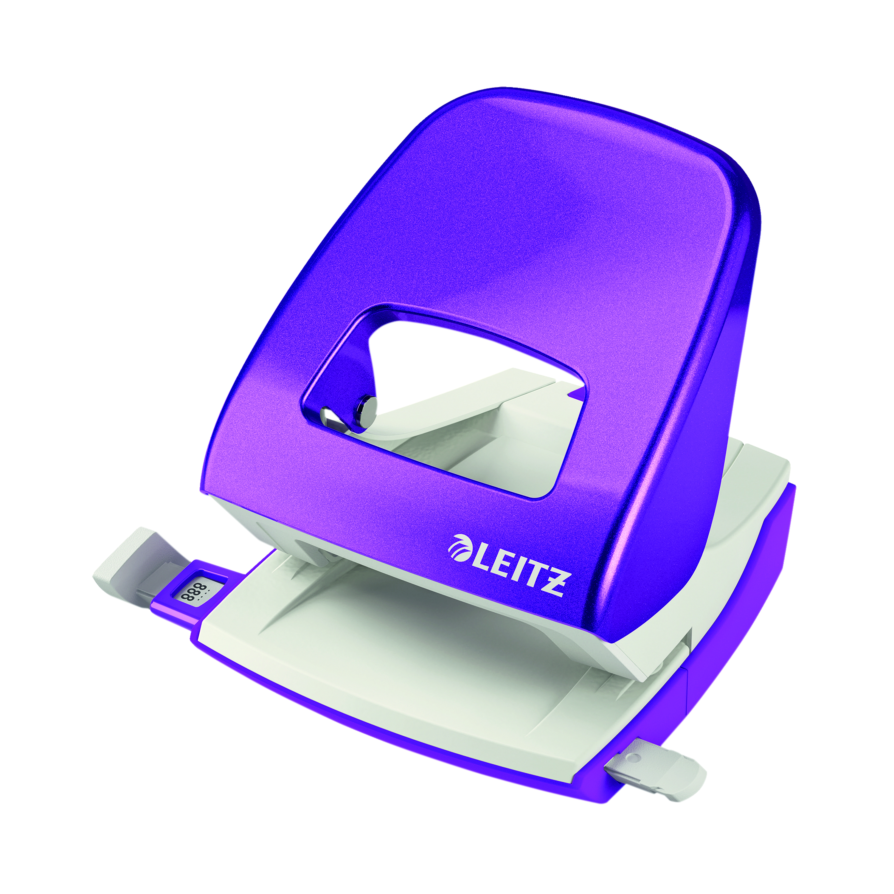 Leitz+NeXXt+WOW+Metal+Office+Hole+Punch+30+sheets+Purple+50081062