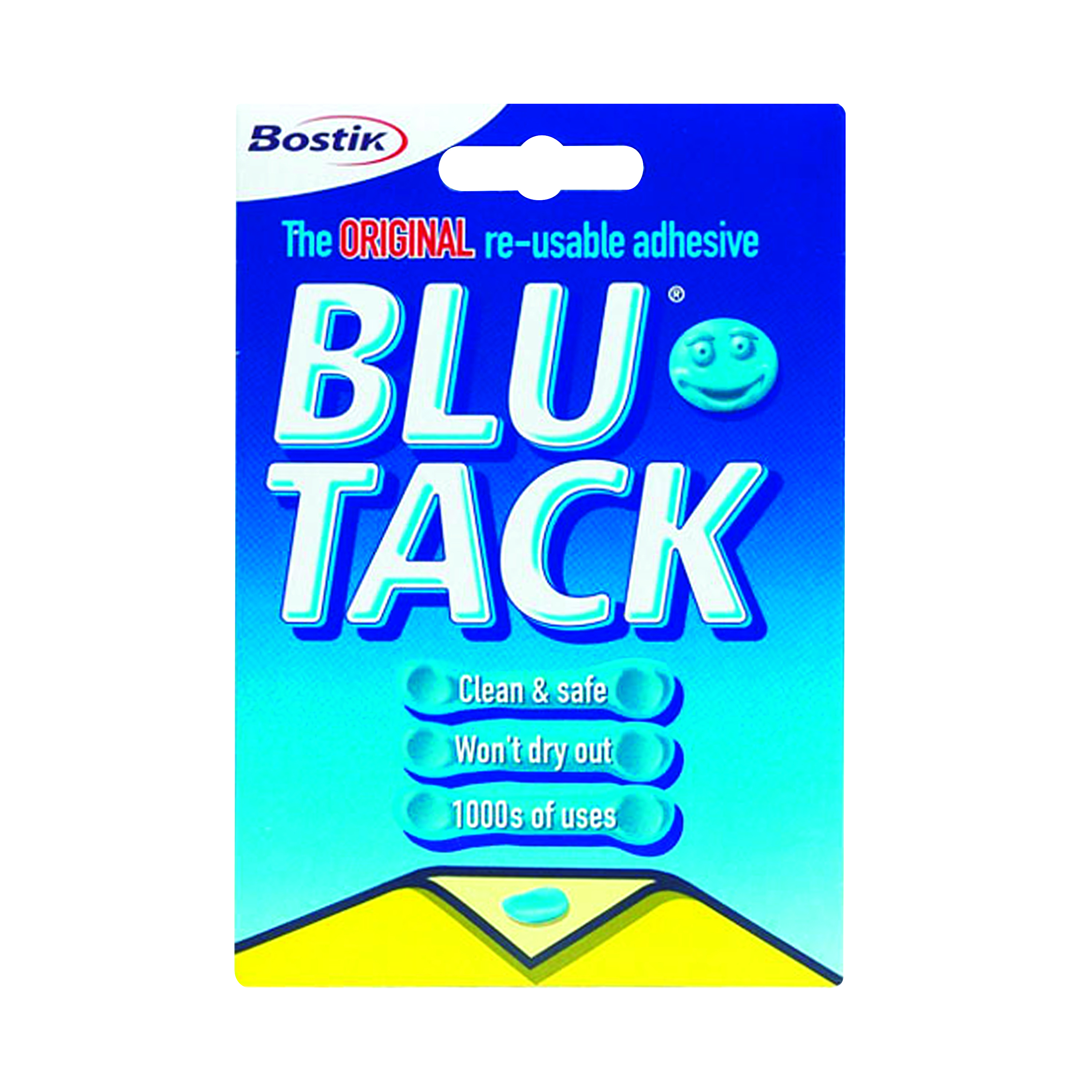 2 Pack 60g Bostik Blu Tack Pack Reusable Removable Sticky Blue Tack Office  Craft