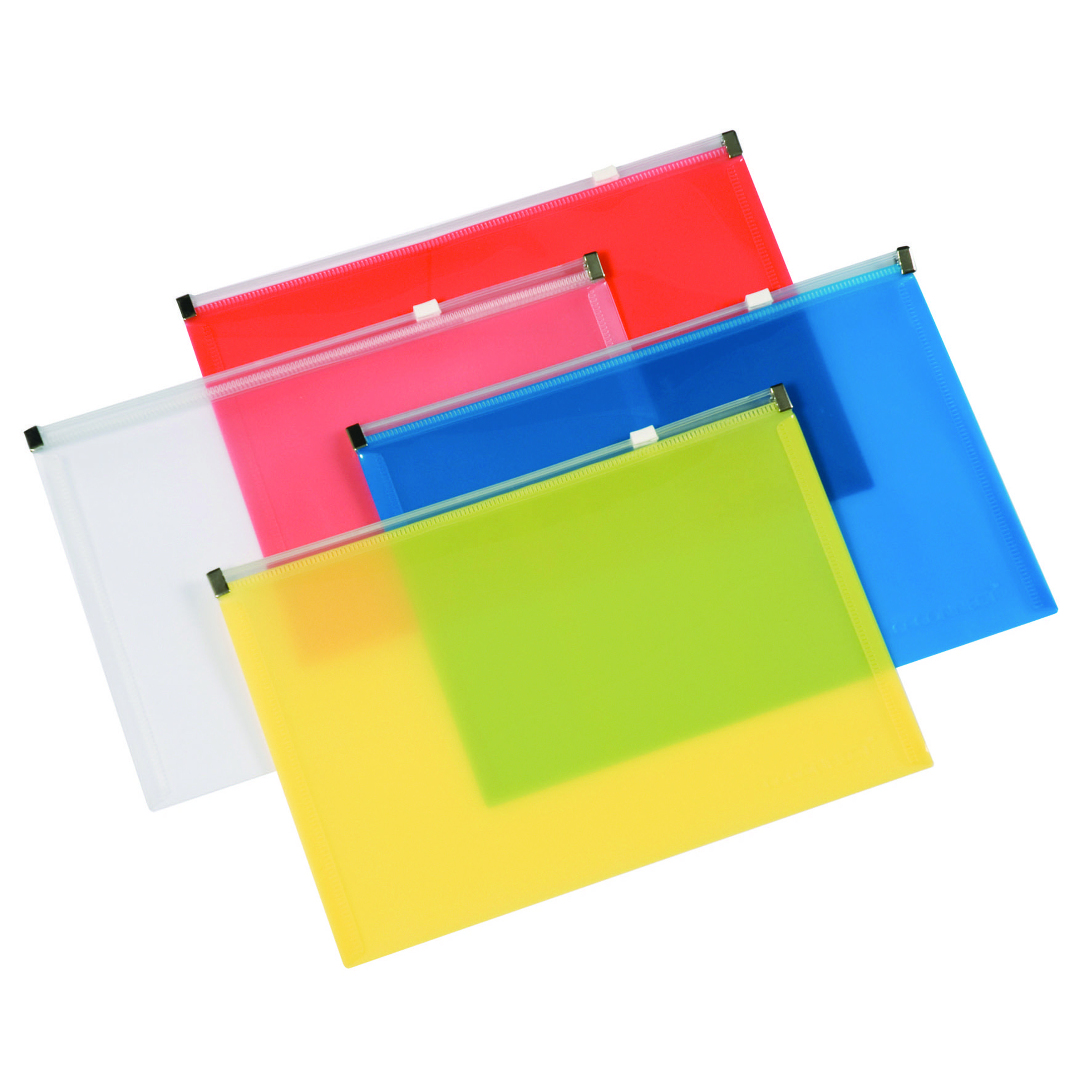 Q-Connect+Document+Zip+Wallet+A5+Assorted+%2820+Pack%29+KF16553