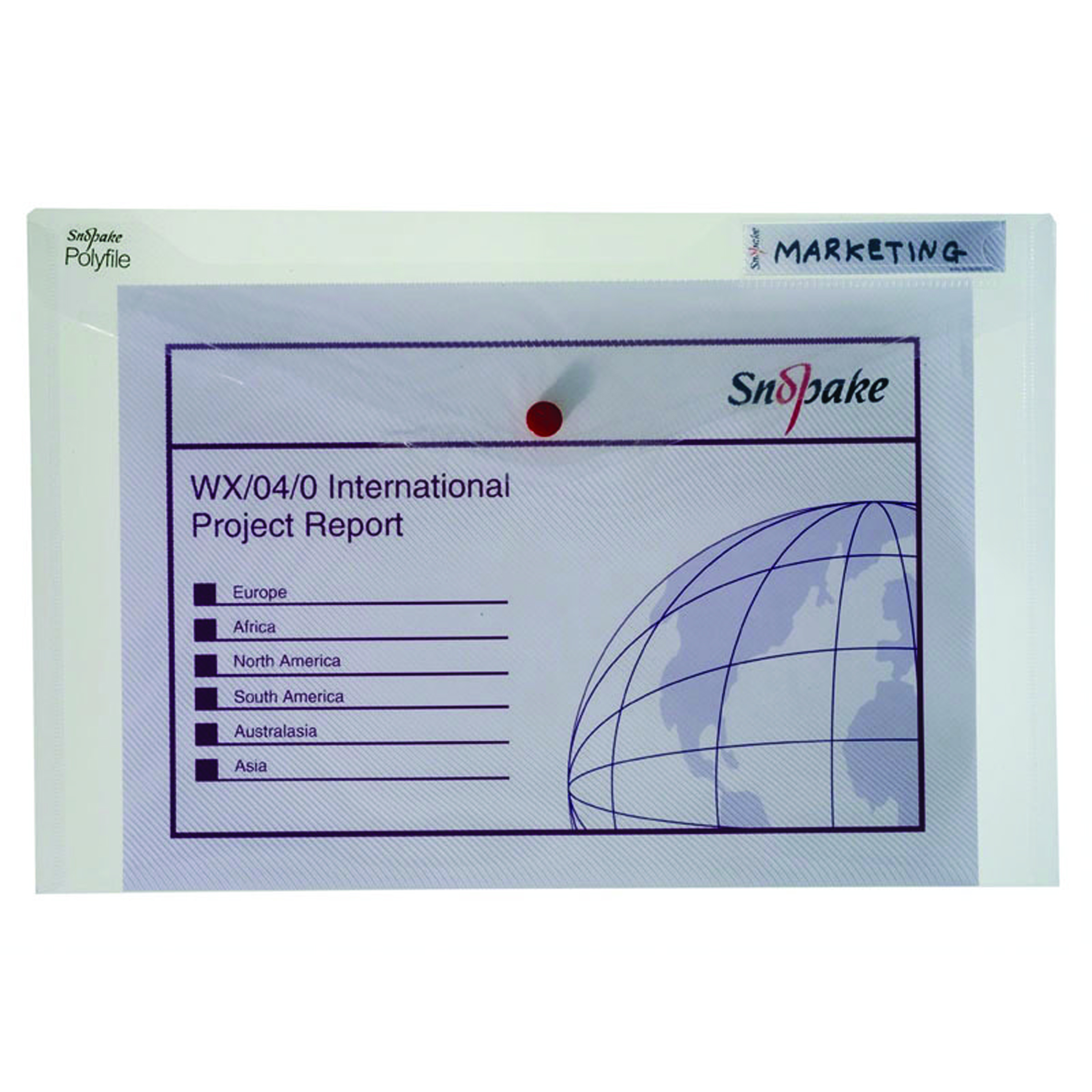 Snopake+Polyfile+Classic+Foolscap+Clear+%28Pack+of+5%29+11154X