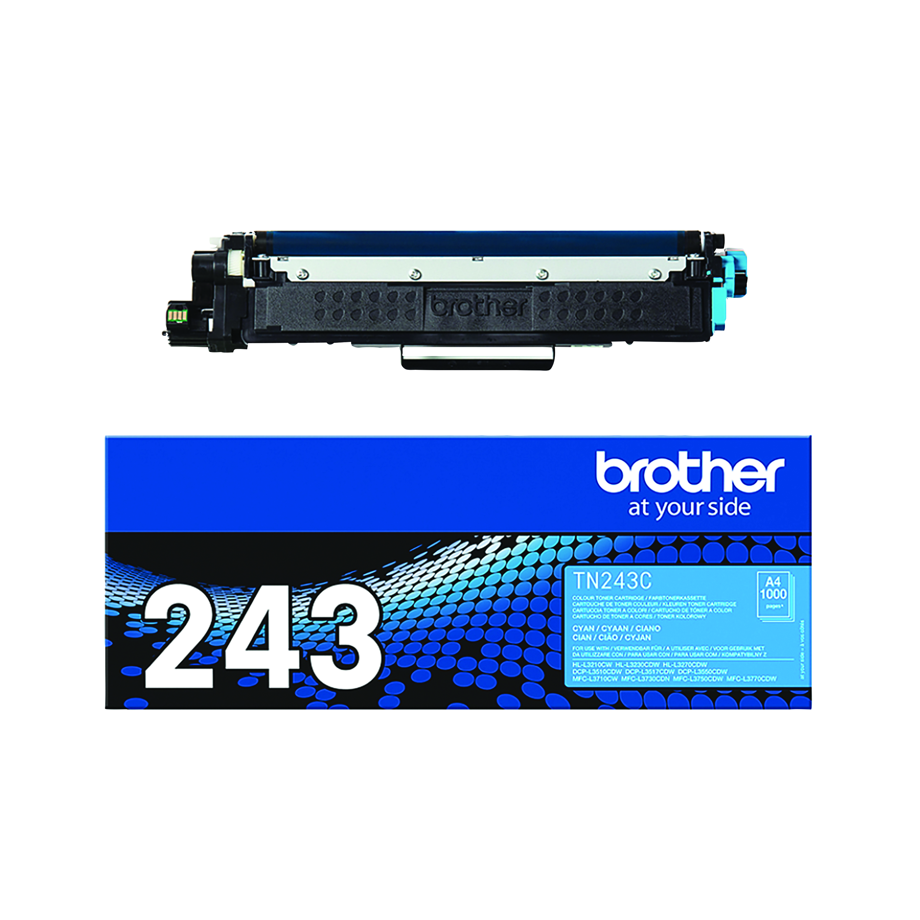 Brother+TN-243C+Toner+Cartridge+Cyan+TN243C