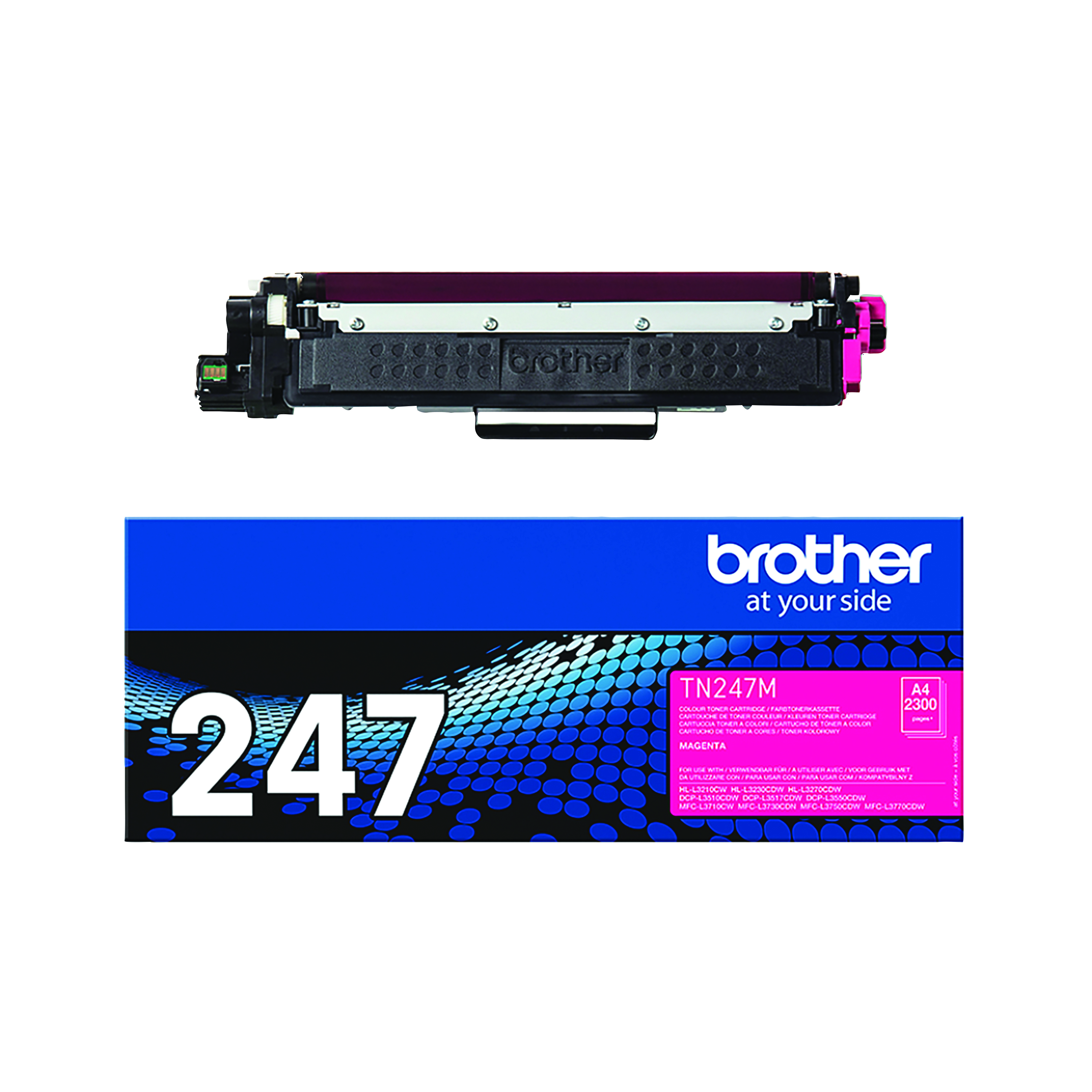 Brother+TN-247M+Toner+Cartridge+High+Yield+Magenta+TN247M