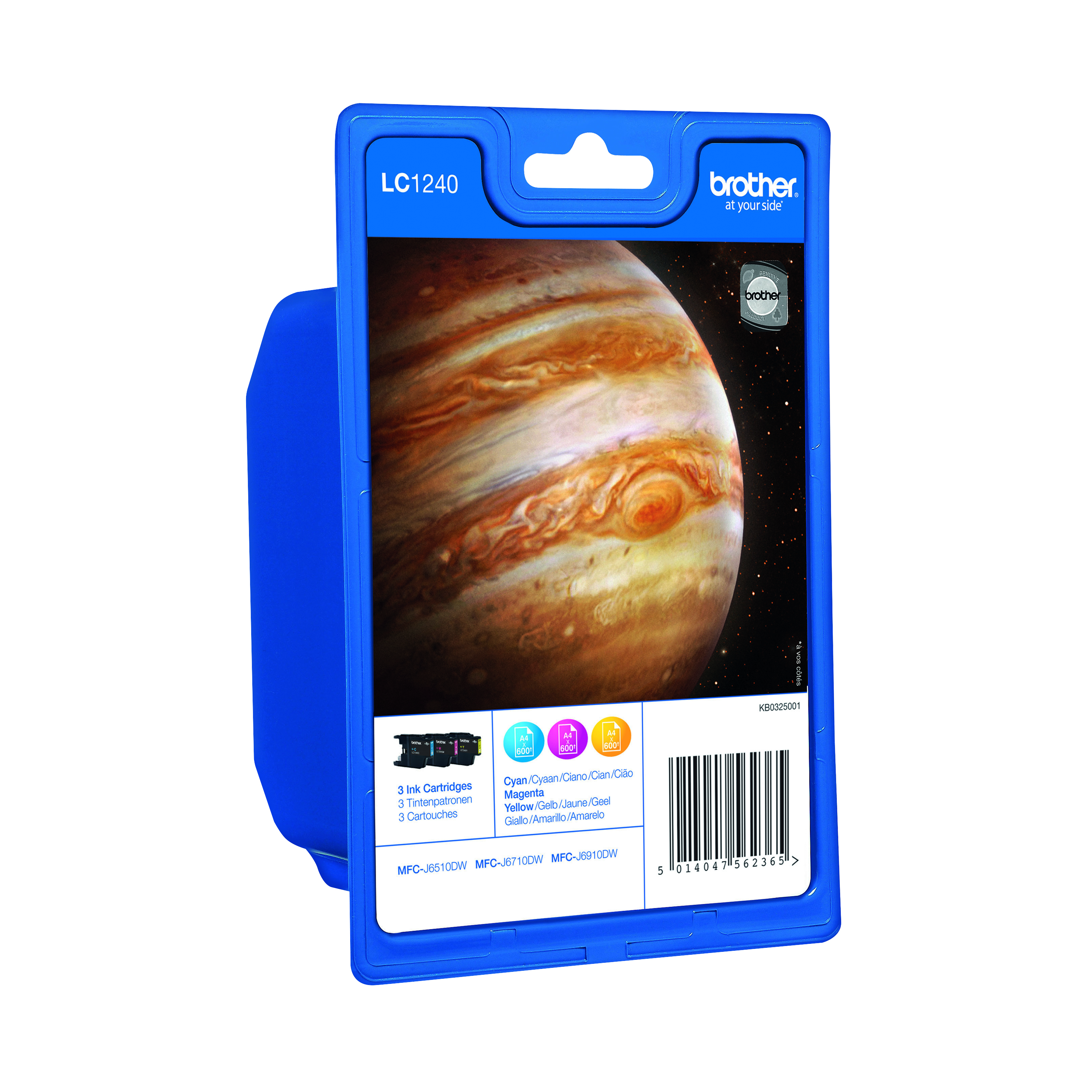Brother+LC1240+Inkjet+Cartridge+CMY+Multipack+LC1240RBWBP