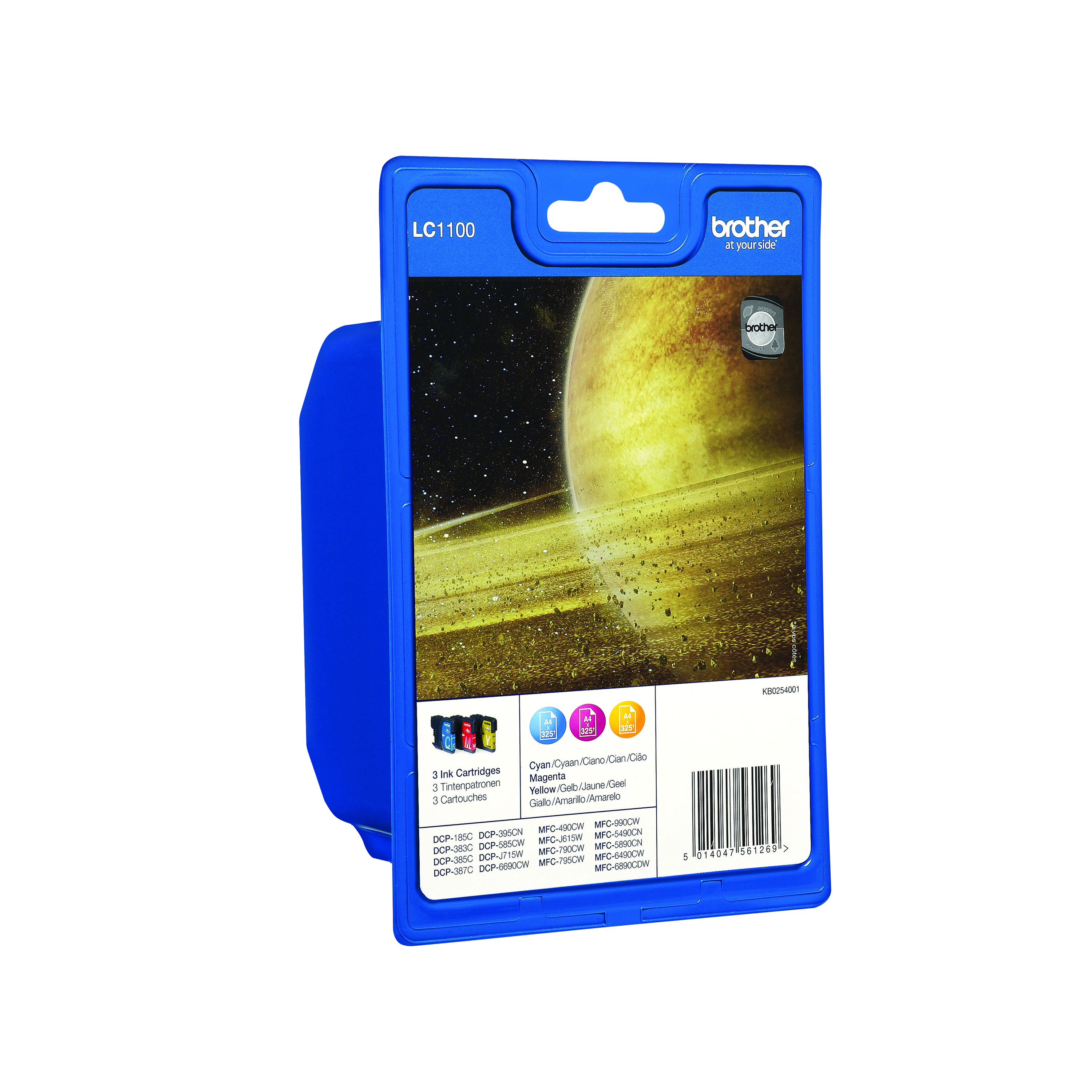 Brother+LC1100+Inkjet+Cartridge+CMY+Multipack+LC1100RBWBP