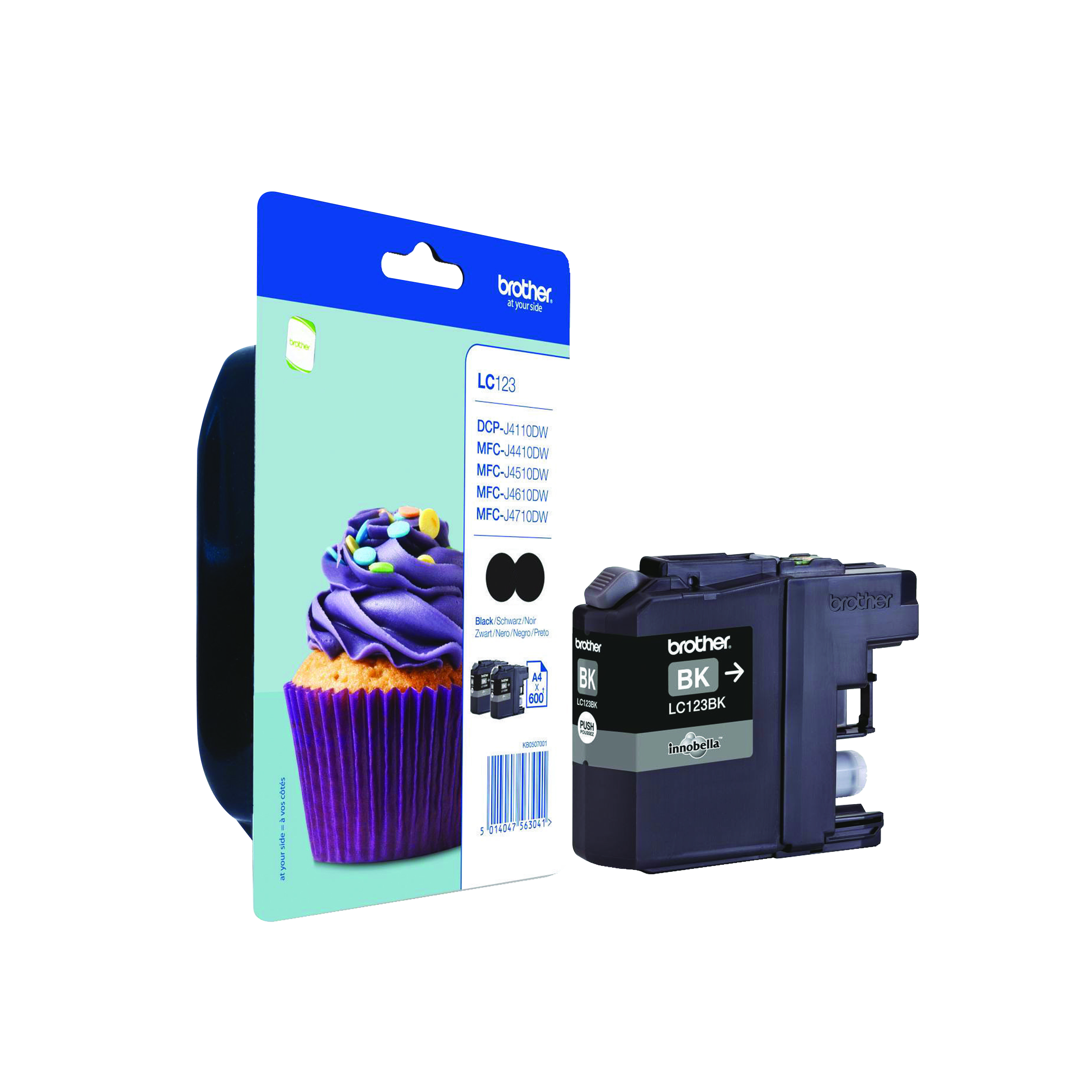 Brother+LC123BK+Inkjet+Cartridge+Black+Twinpack+LC123BKBP2