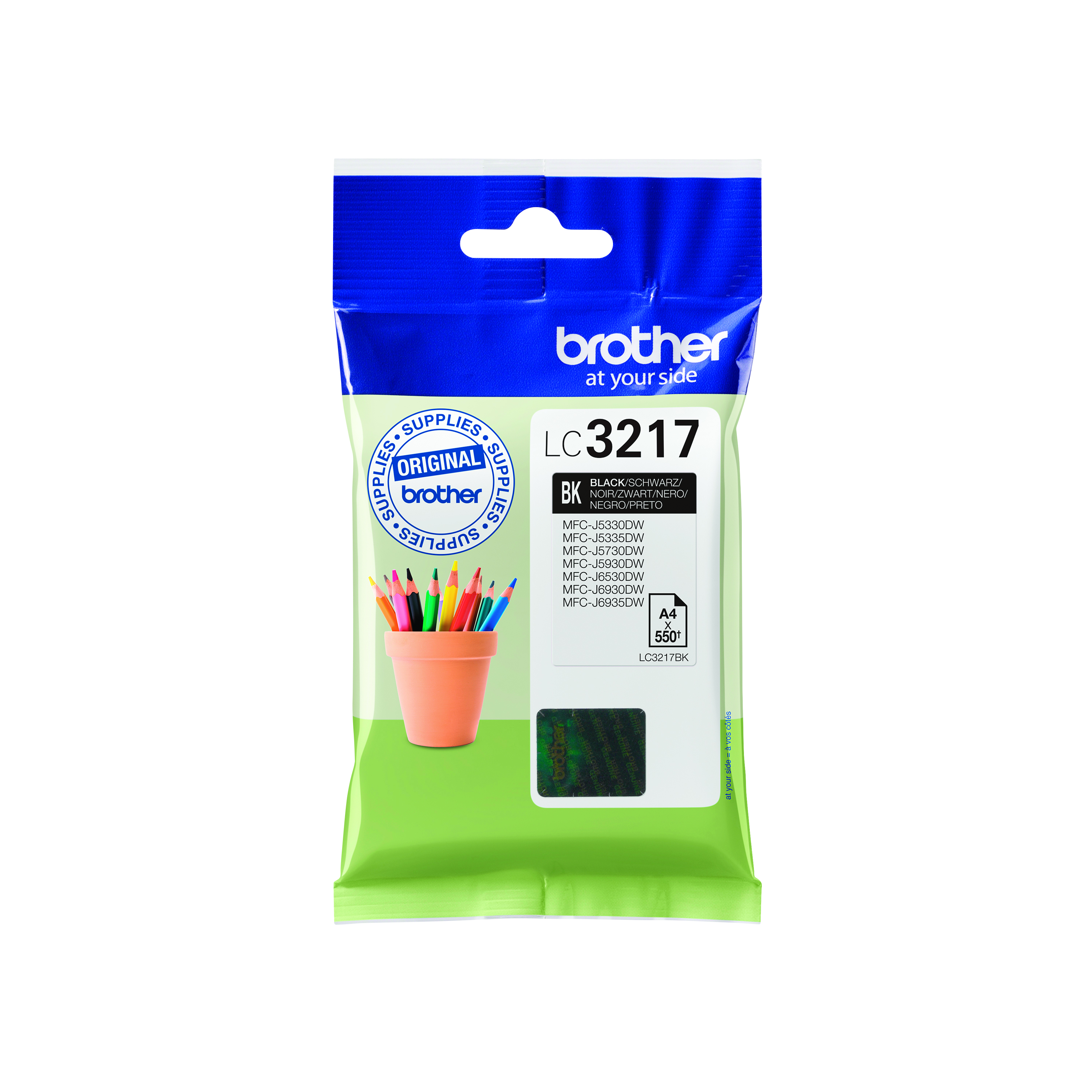 Brother+LC3217BK+Inkjet+Cartridge+Black+LC3217BK