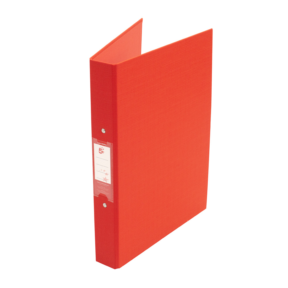 5+Star+Office+2+O-Ring+Binder+A4+Polypropylene+Red+%28Pack+of+10%29