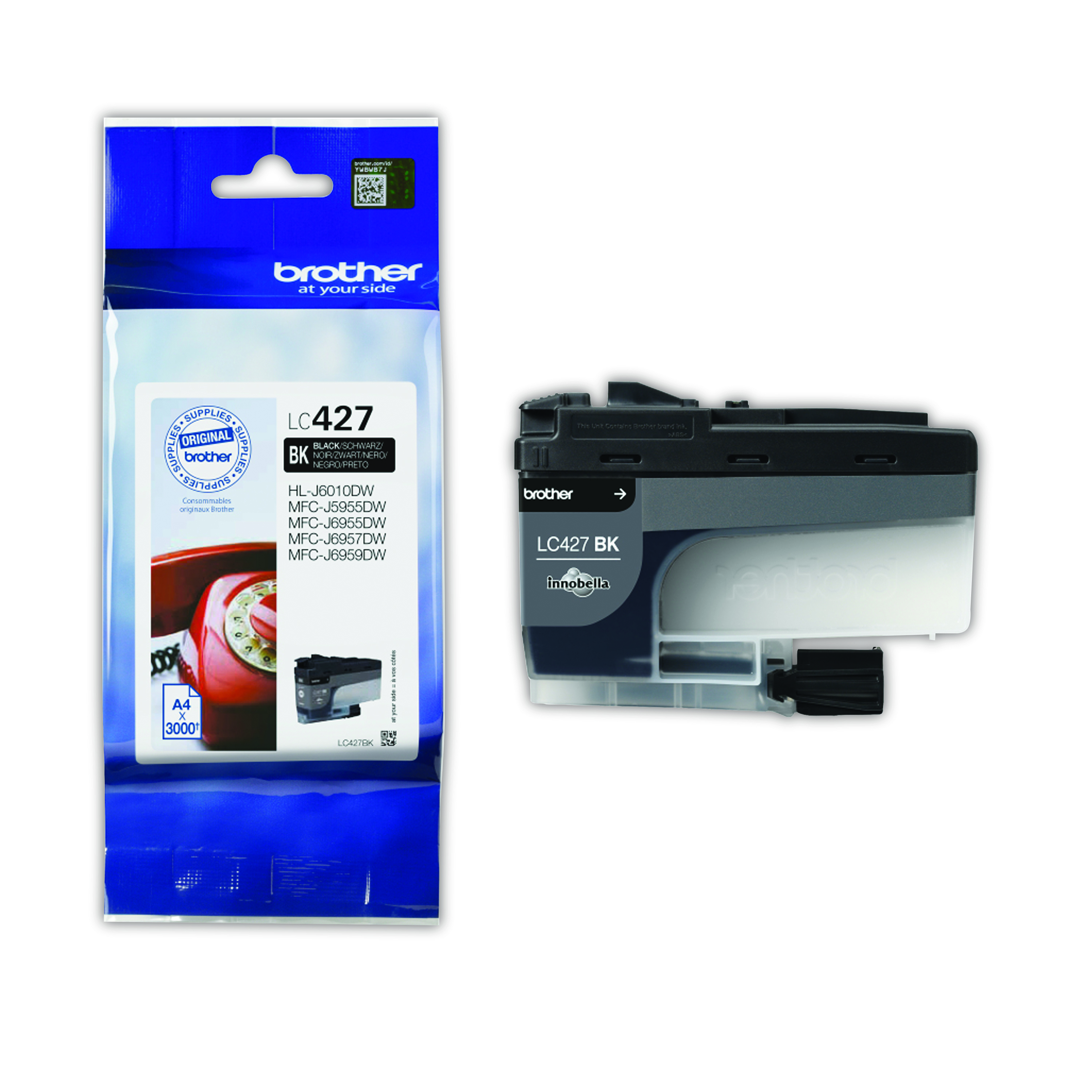 Brother+LC427BK+Inkjet+Cartridge+Black+LC427BK