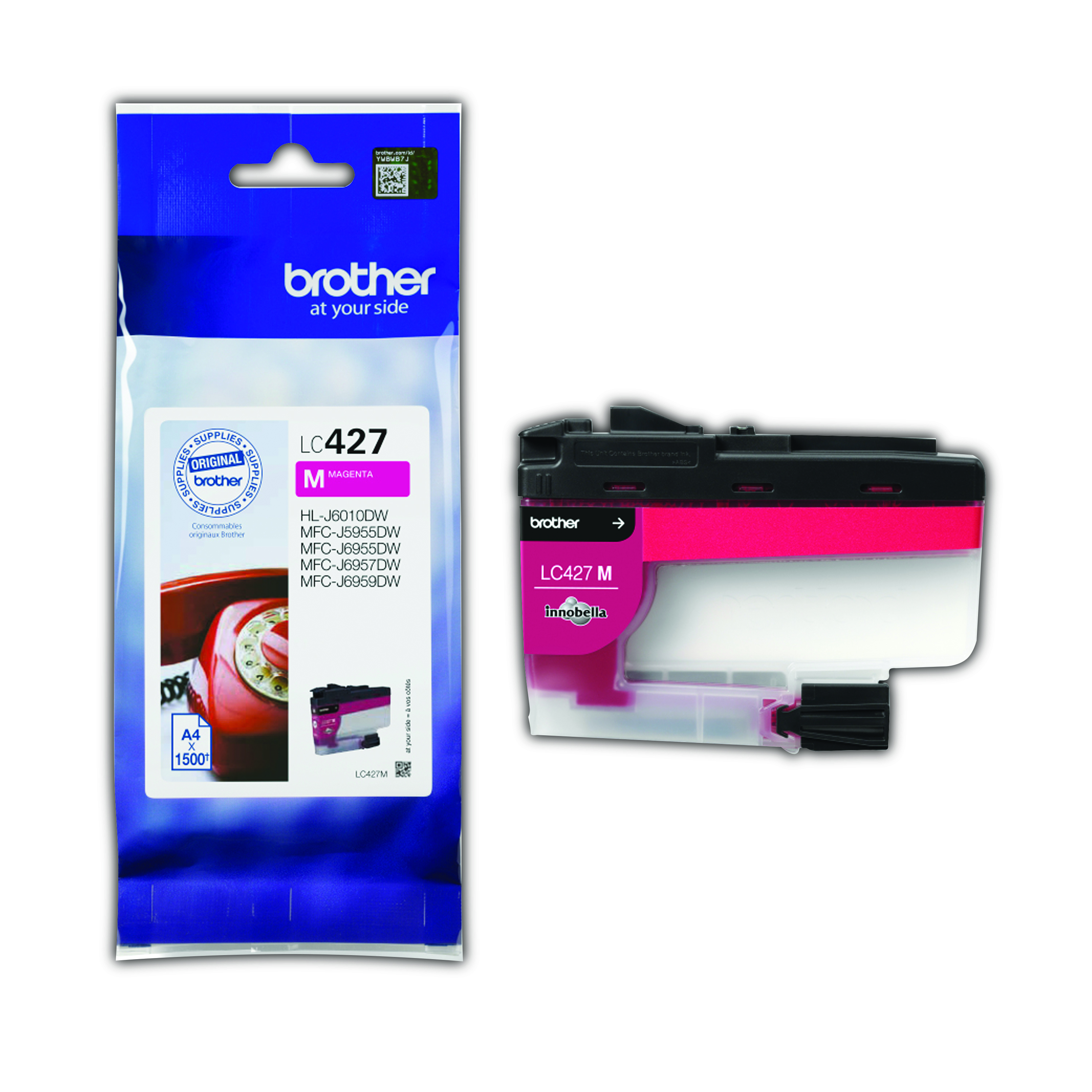 Brother+LC427M+Inkjet+Cartridge+Magenta+LC427M
