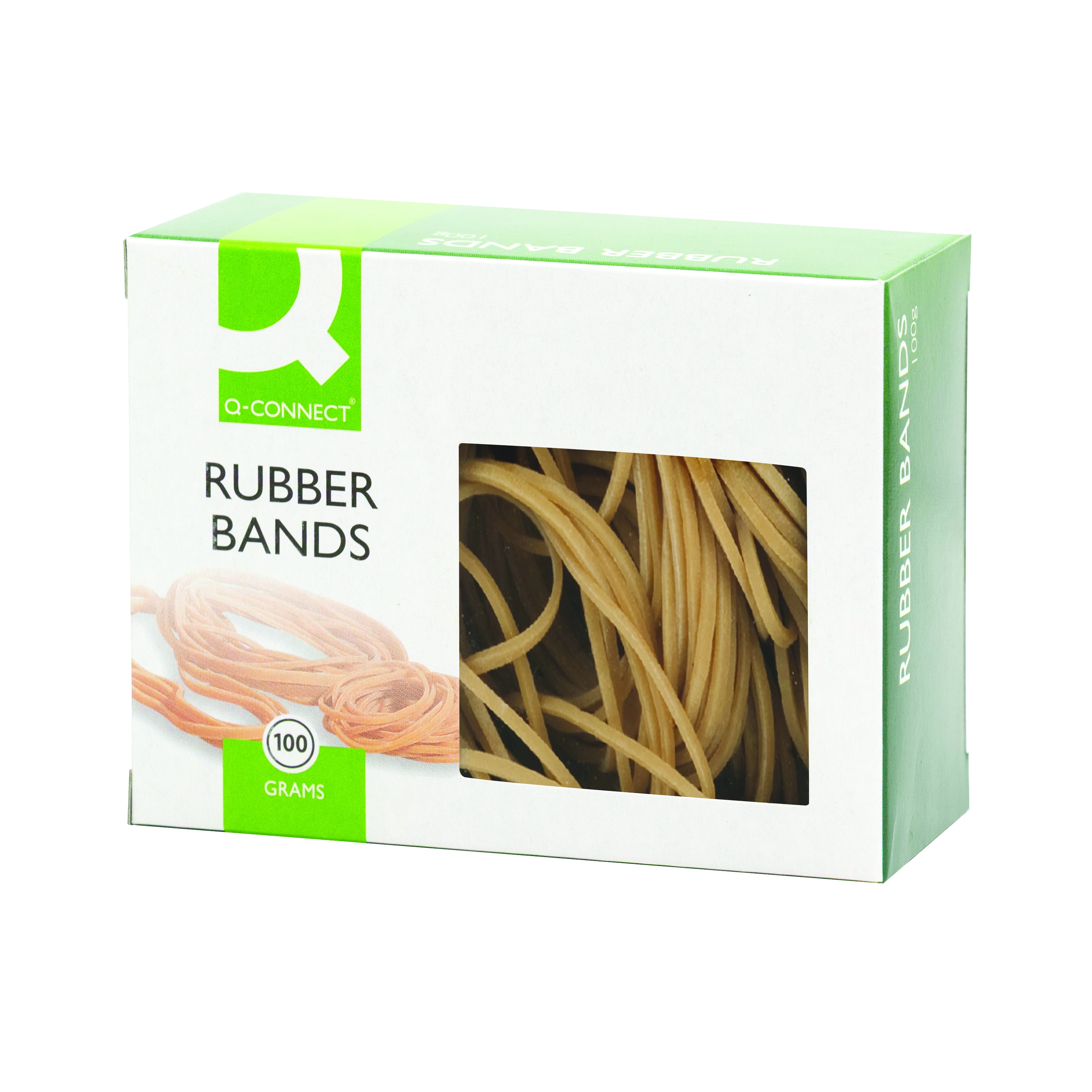 Q-Connect+Rubber+Bands+Assorted+Sizes+100g+KF10673