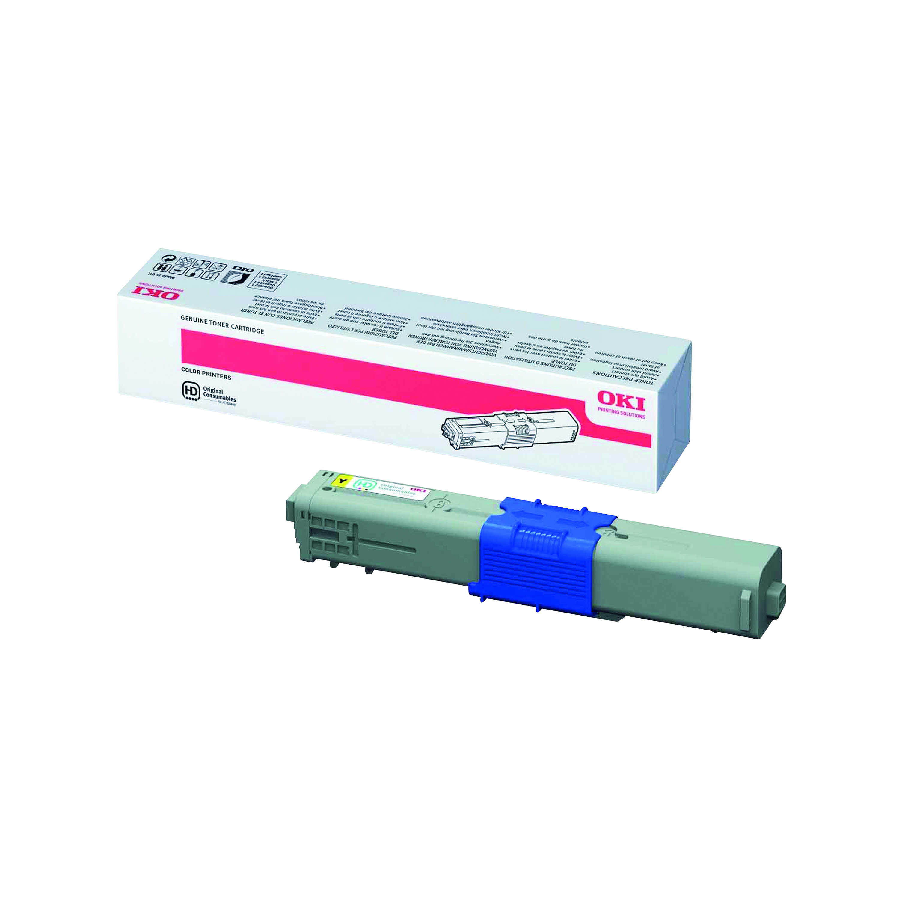 Oki+C510+5K+Toner+Cartridge+High+Yield+Yellow+44469722