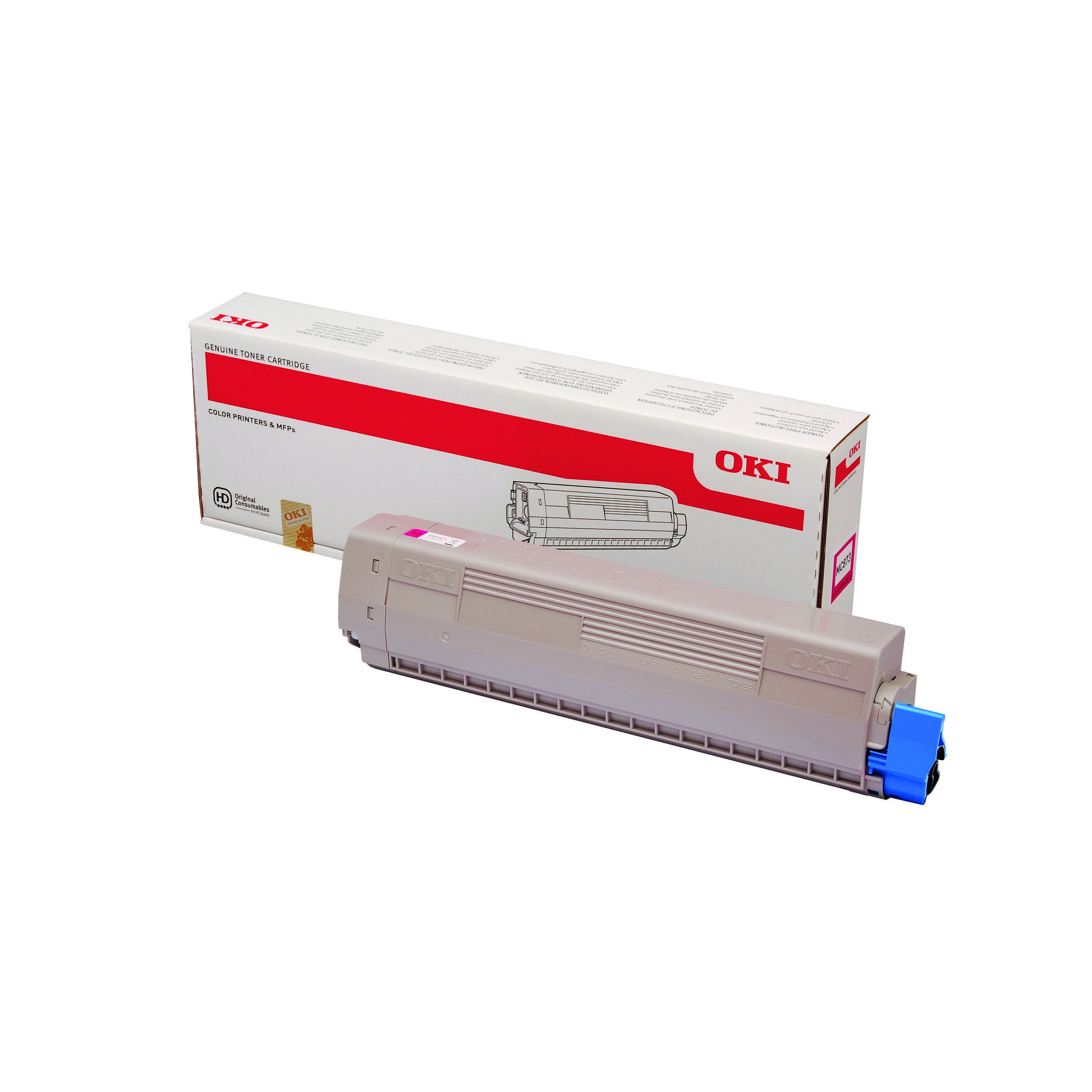 Oki+MC873+10K+Toner+Cartridge+High+Yield+Magenta+45862815