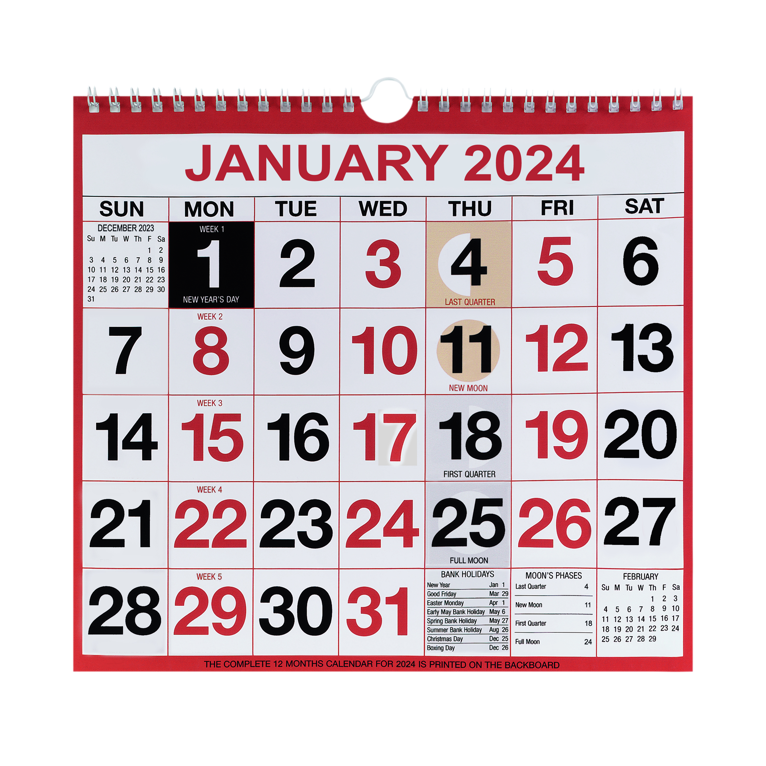 Wirebound+Month+To+View+Calendar+249x231mm+2024+KFYC2224