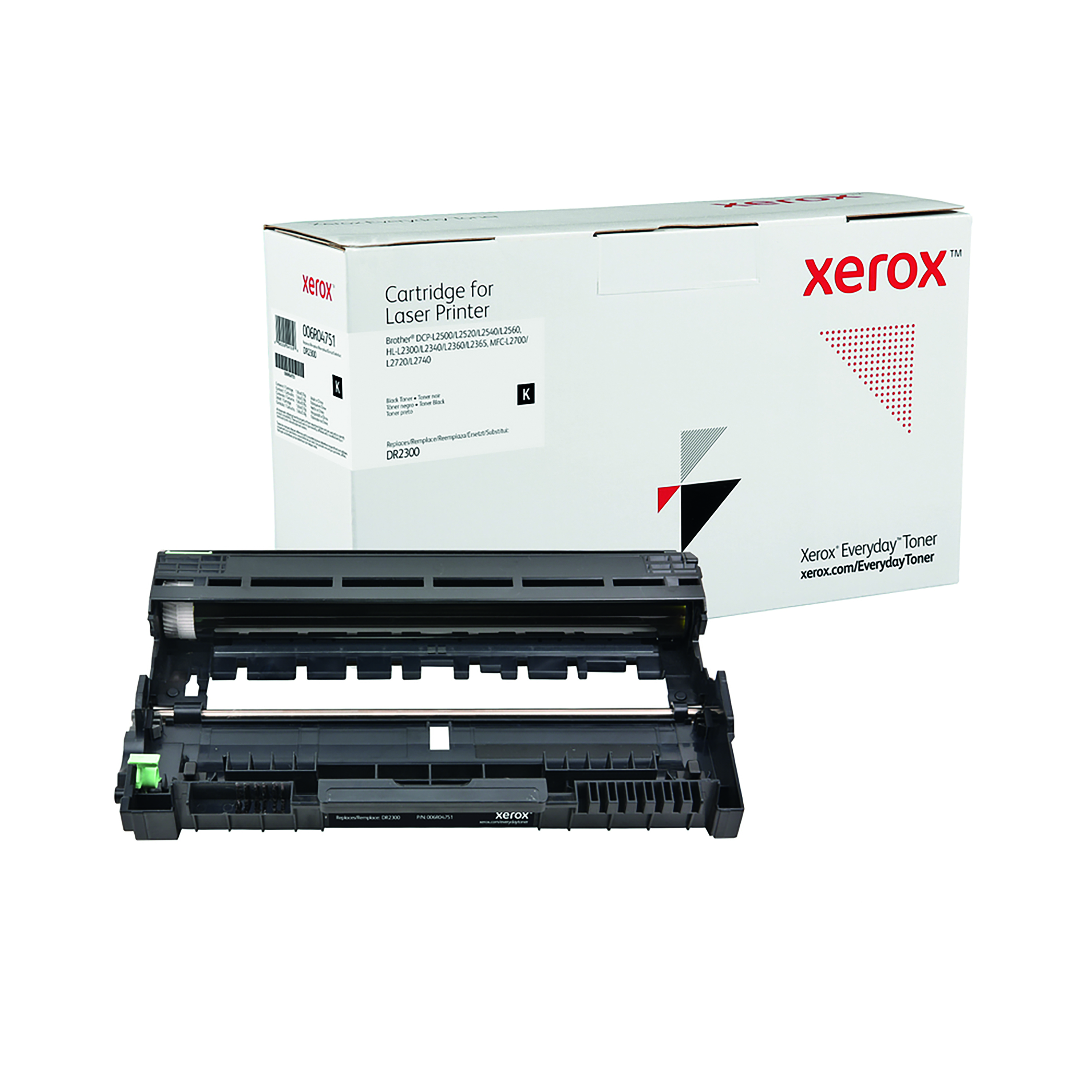 Xerox+Everyday+Remanufactured+Drum+Black+Compatible+With+Brother+DR-2300+006R04751