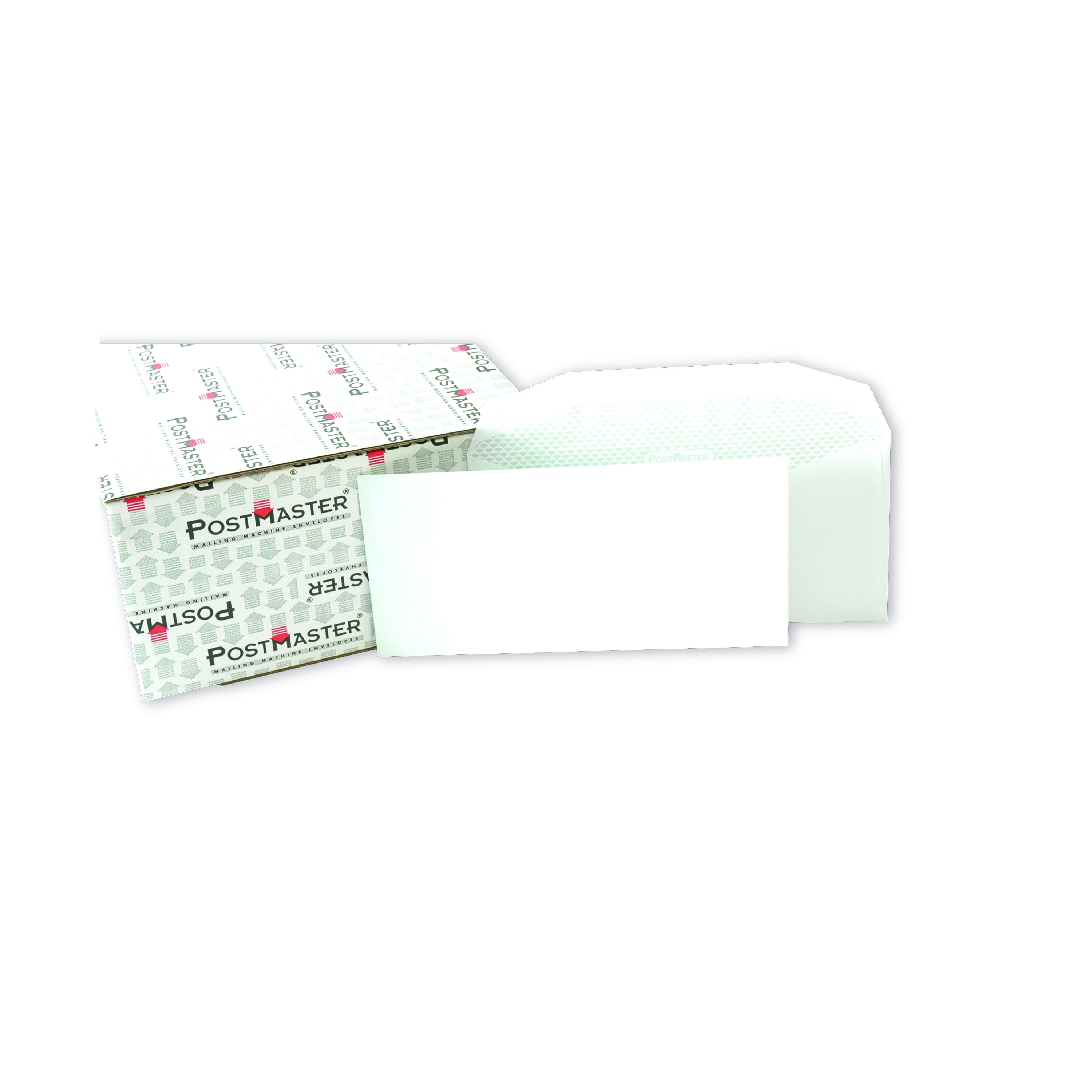 Postmaster+DL+Envelope+114x235mm+Gummed+90gsm+White+%28Pack+of+500%29+F29151