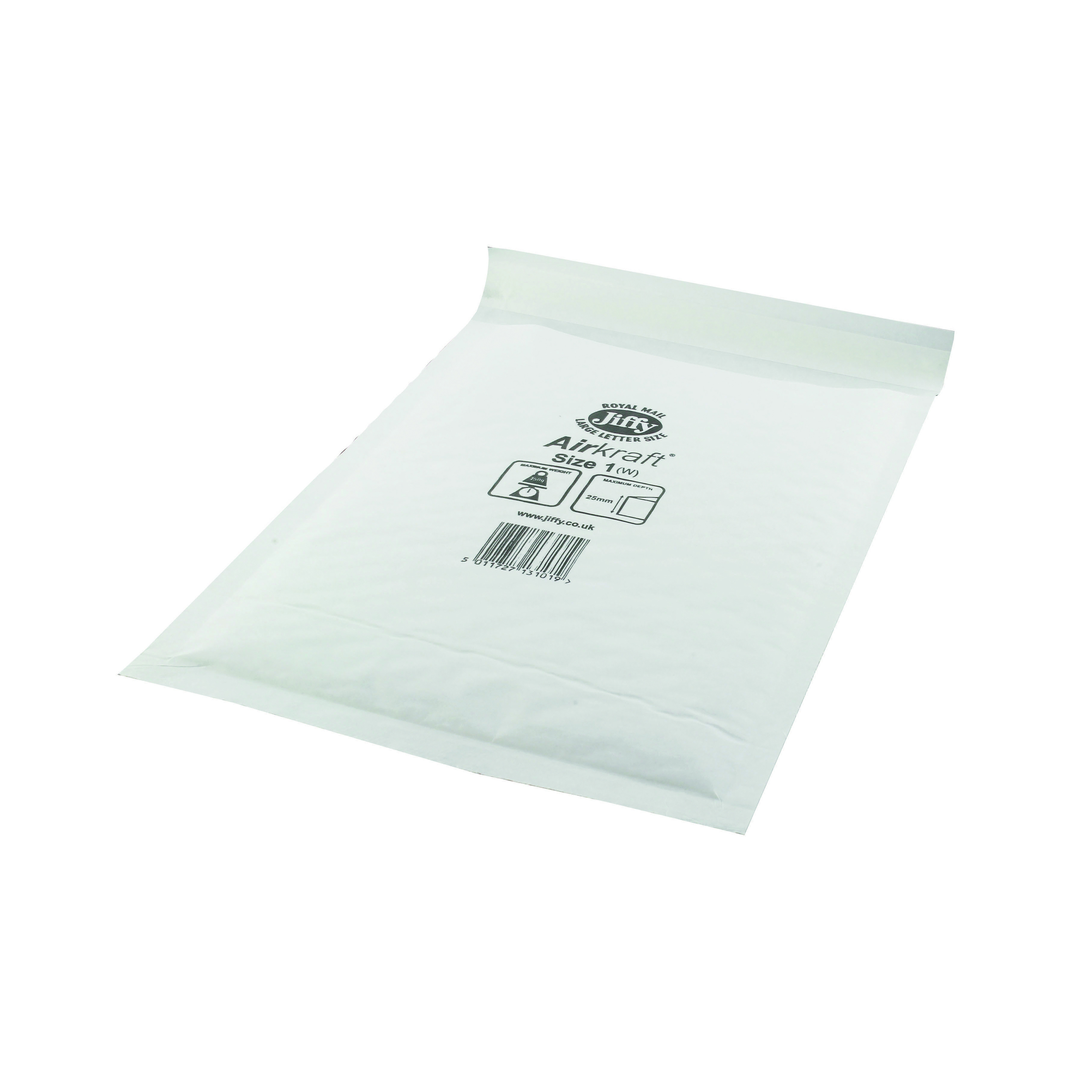 Jiffy+Airkraft+Bag+Size+1+170x245mm+White+%28Pack+of+100%29+JL-1