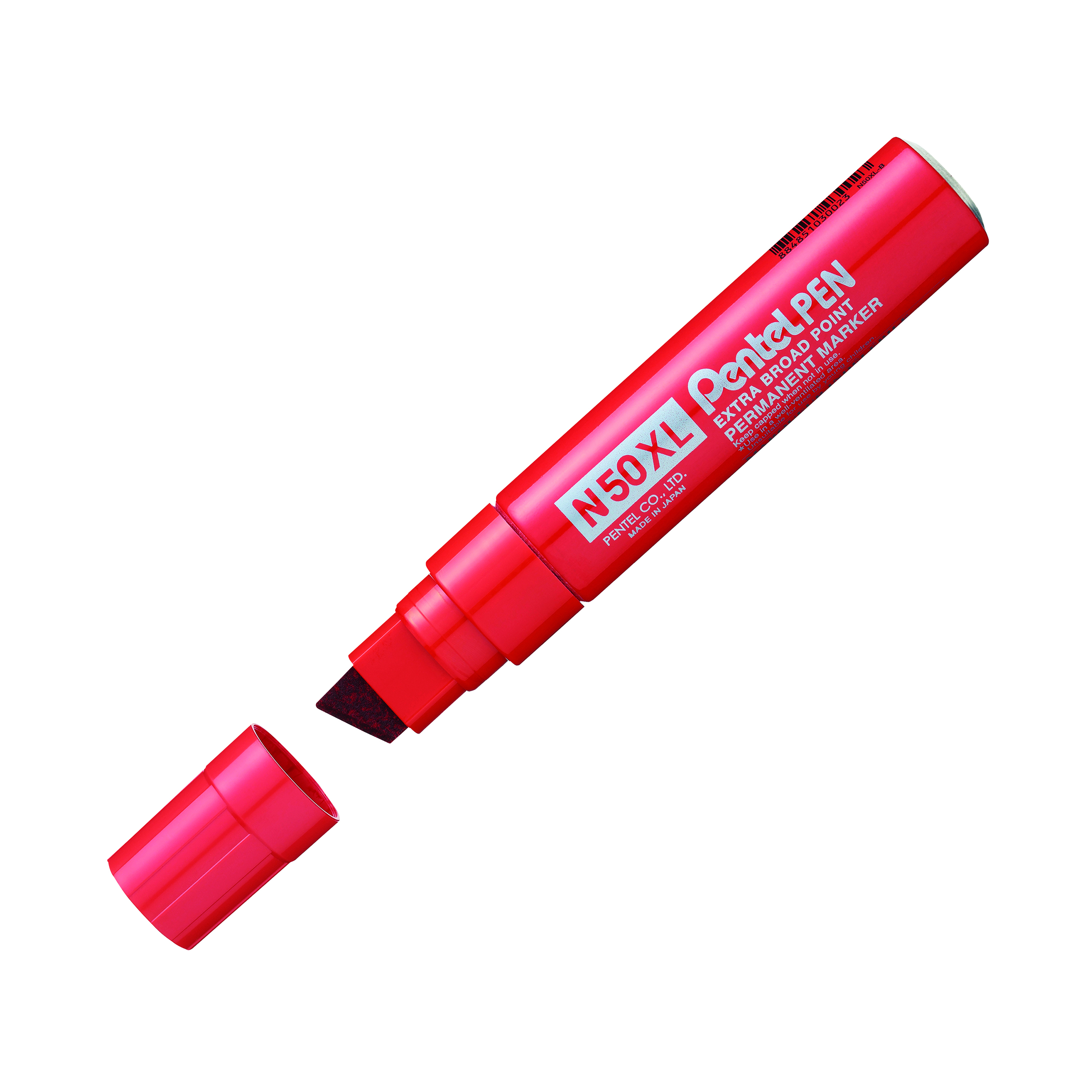 Pentel+N50XL+Marker+Chisel+Tip+Red+%28Pack+of+6%29+N50XL-B