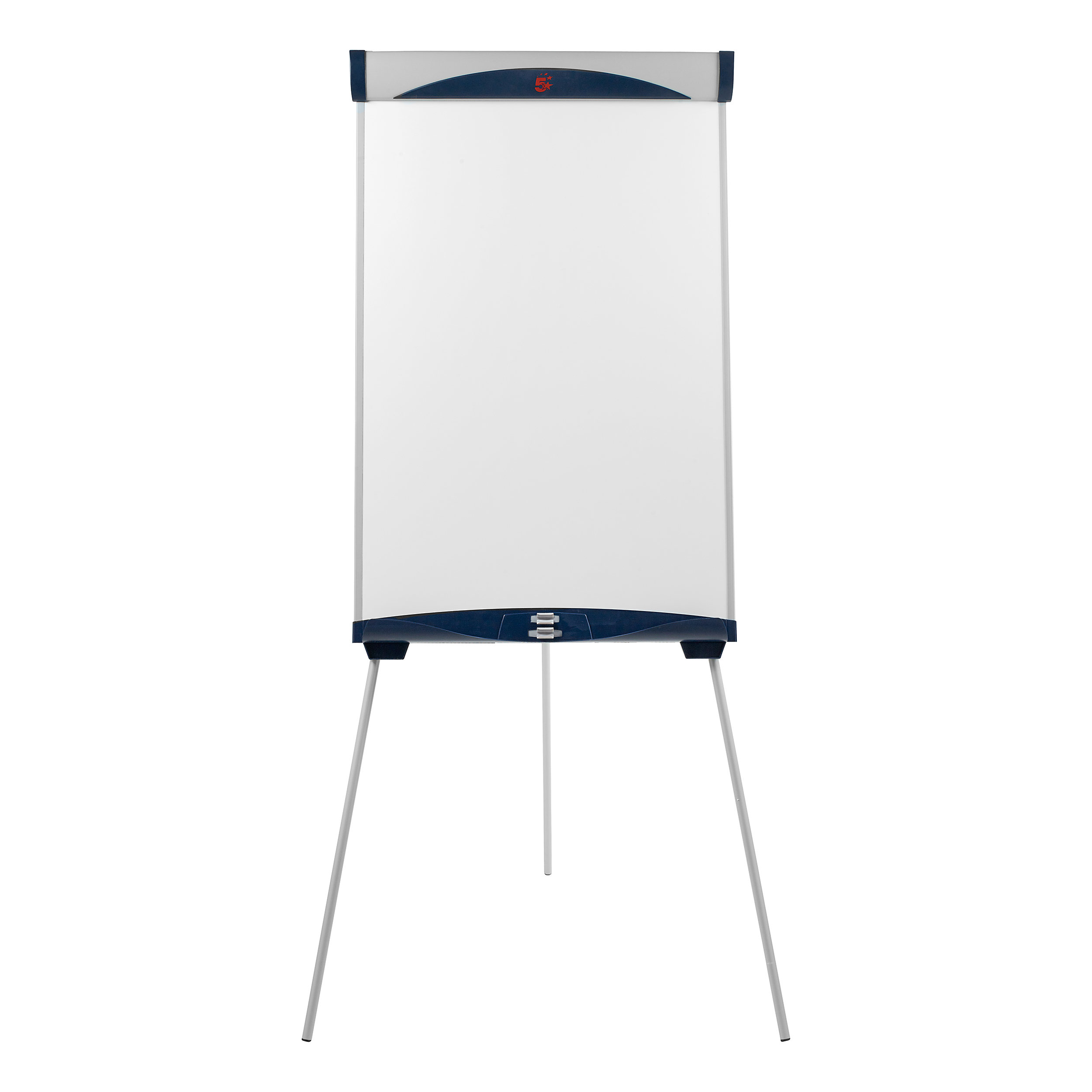 5+Star+Office+Easel+Drywipe+Magnetic+with+Pen+Tray+and+Extension+Arms+Capacity+A1+Grey