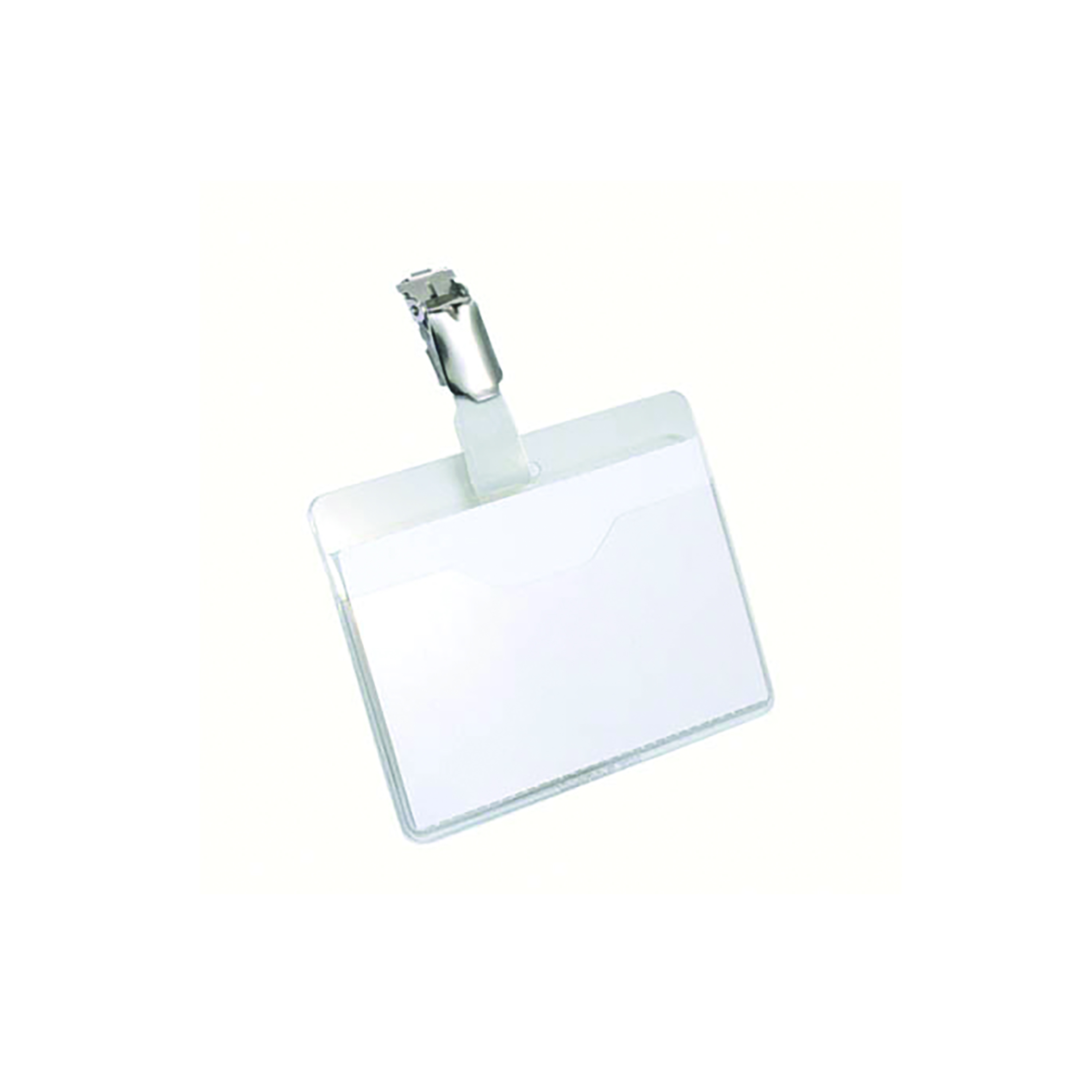 Durable+Visitor+Badge+with+Rotating+Clip+60x90mm+Clear+%28Pack+of+25%29+8106