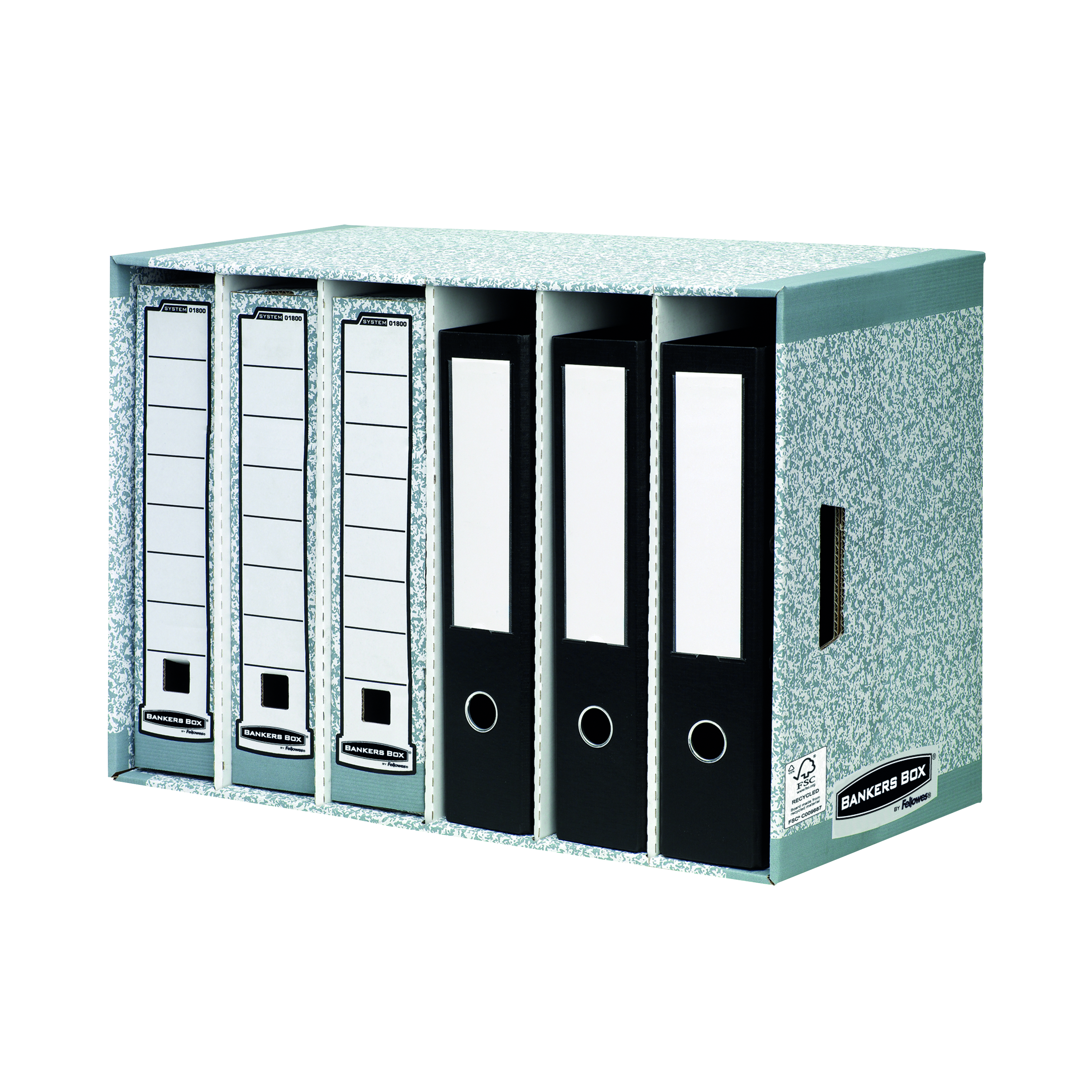 Fellowes+Bankers+Box+System+File+Store+Module+Grey+01880