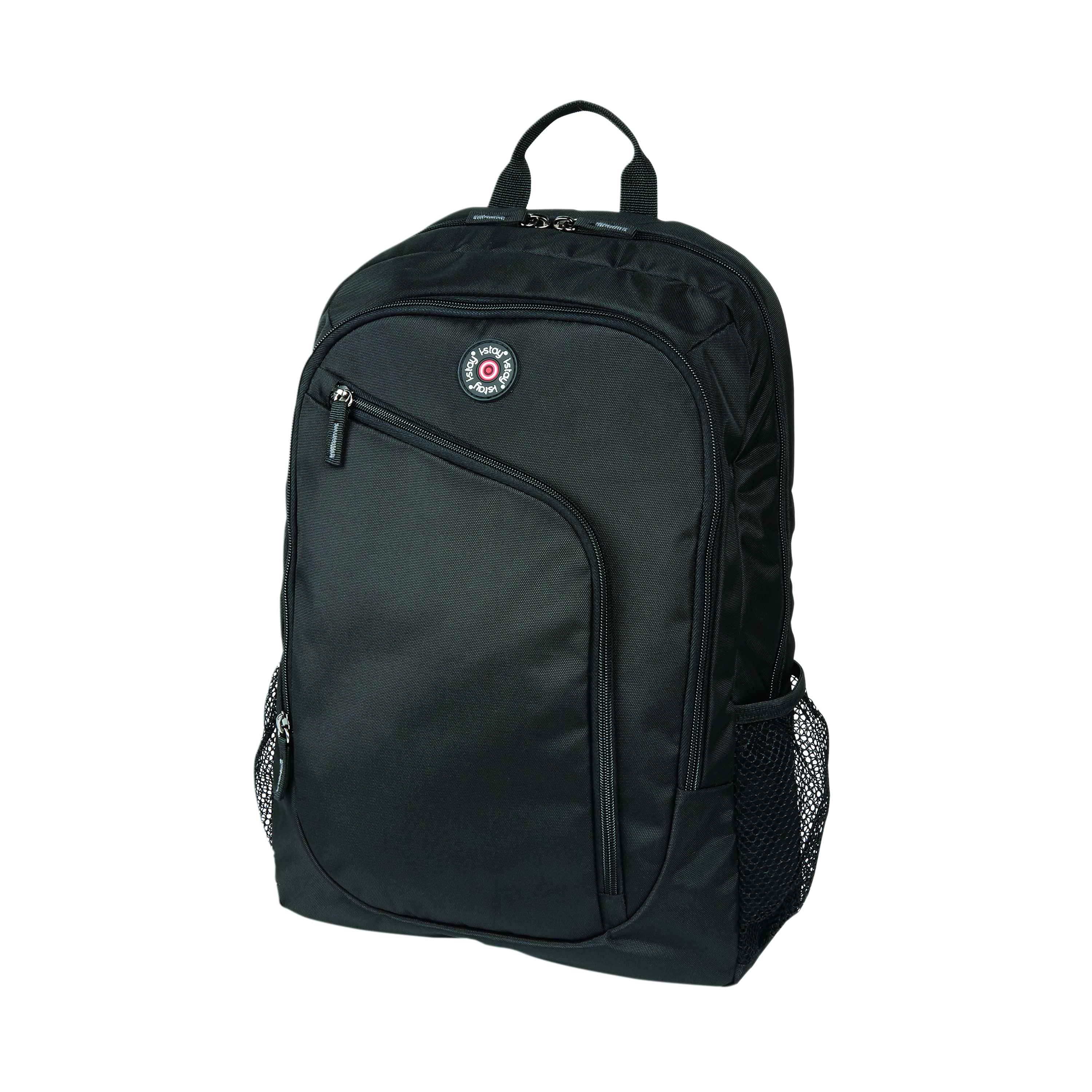 i-stay+15.6+Inch+Laptop+Backpack+W300+x+D110+x+H450mm+Black+is0401