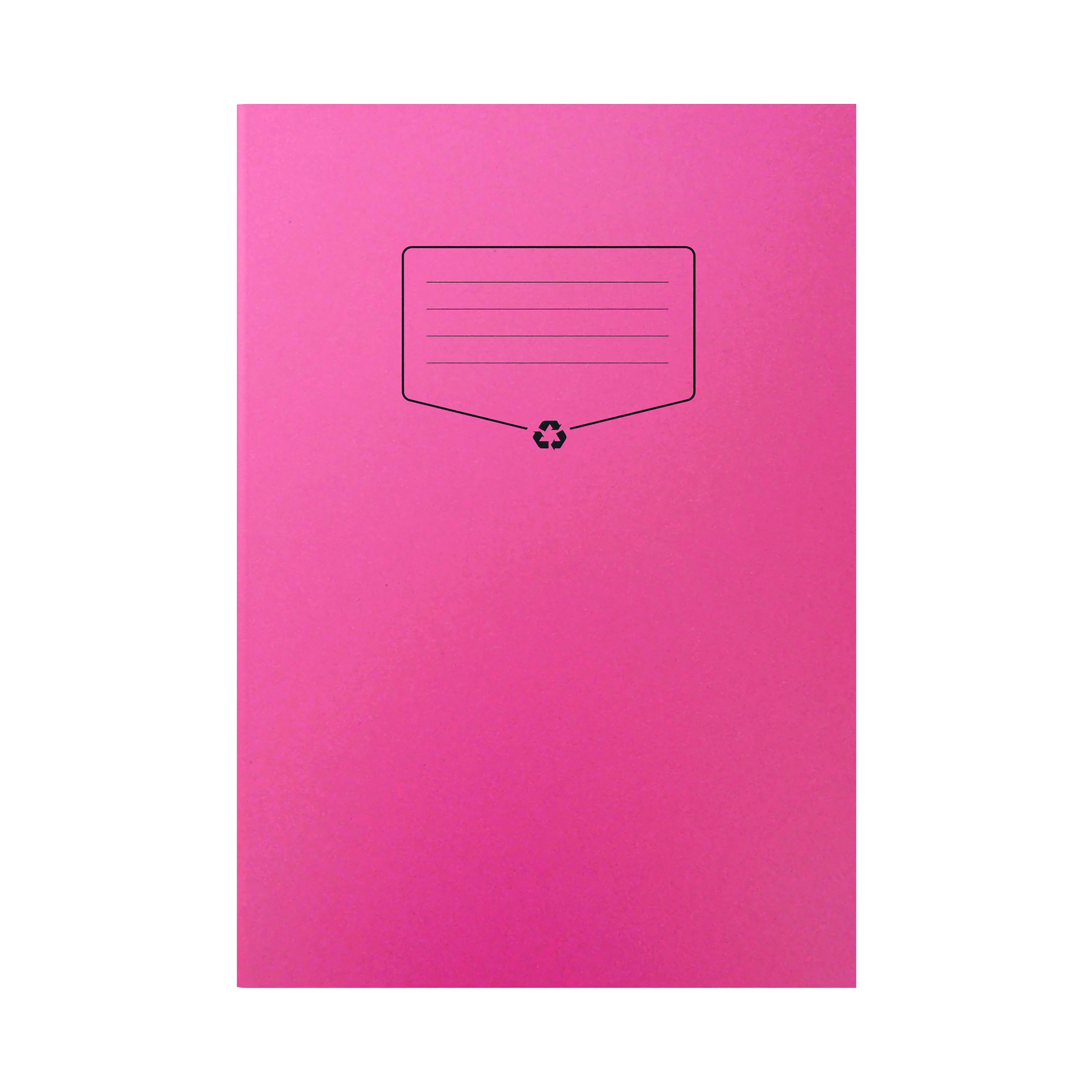 Silvine+Recycled+Exercise+Book+Lined+with+Margin+64+Pages+A4+Red+%28Pack+of+10%29+EXRE101