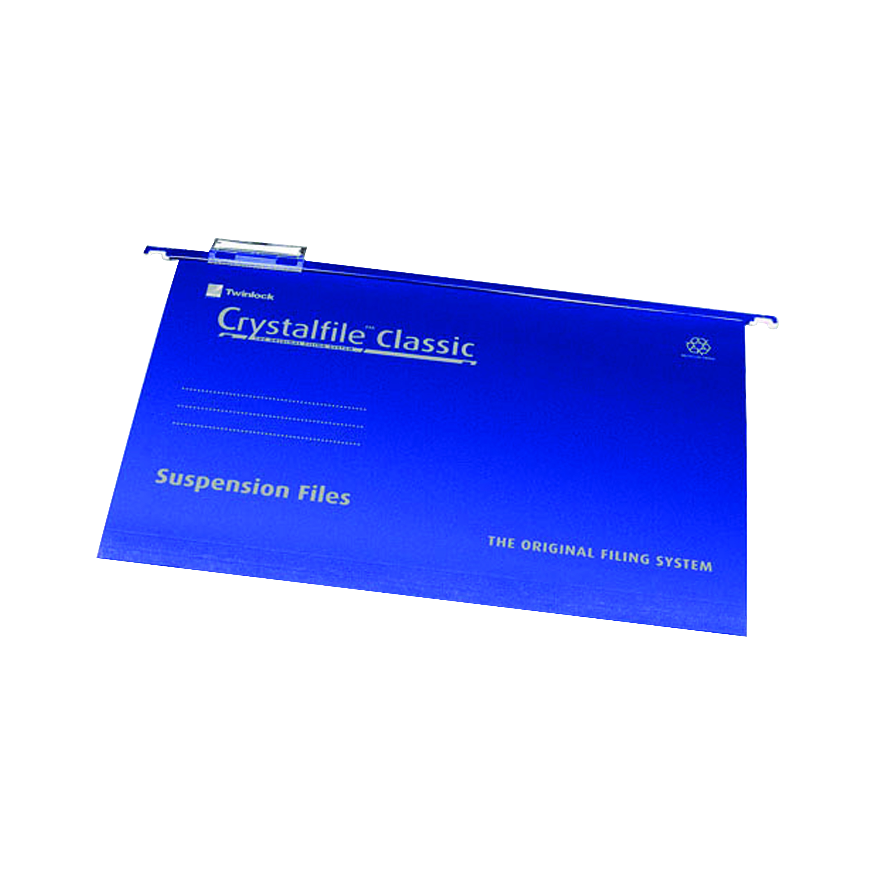 Rexel+Crystalfile+Classic+Suspension+File+Foolscap+Blue+%28Pack+of+50%29+78143