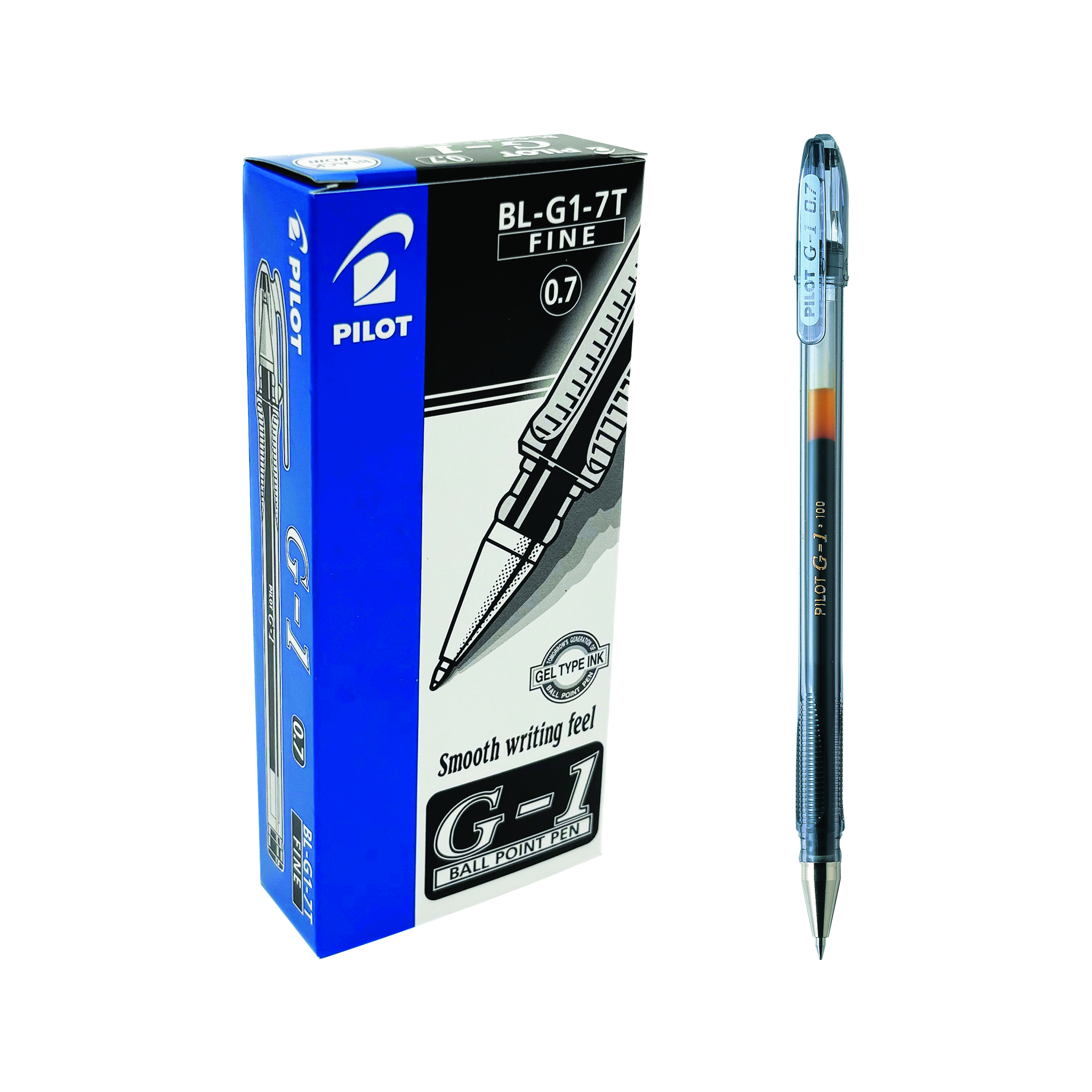 Pilot+G1+Gel+Ink+Rollerball+Pen+Medium+Black+%2812+Pack%29+G10701