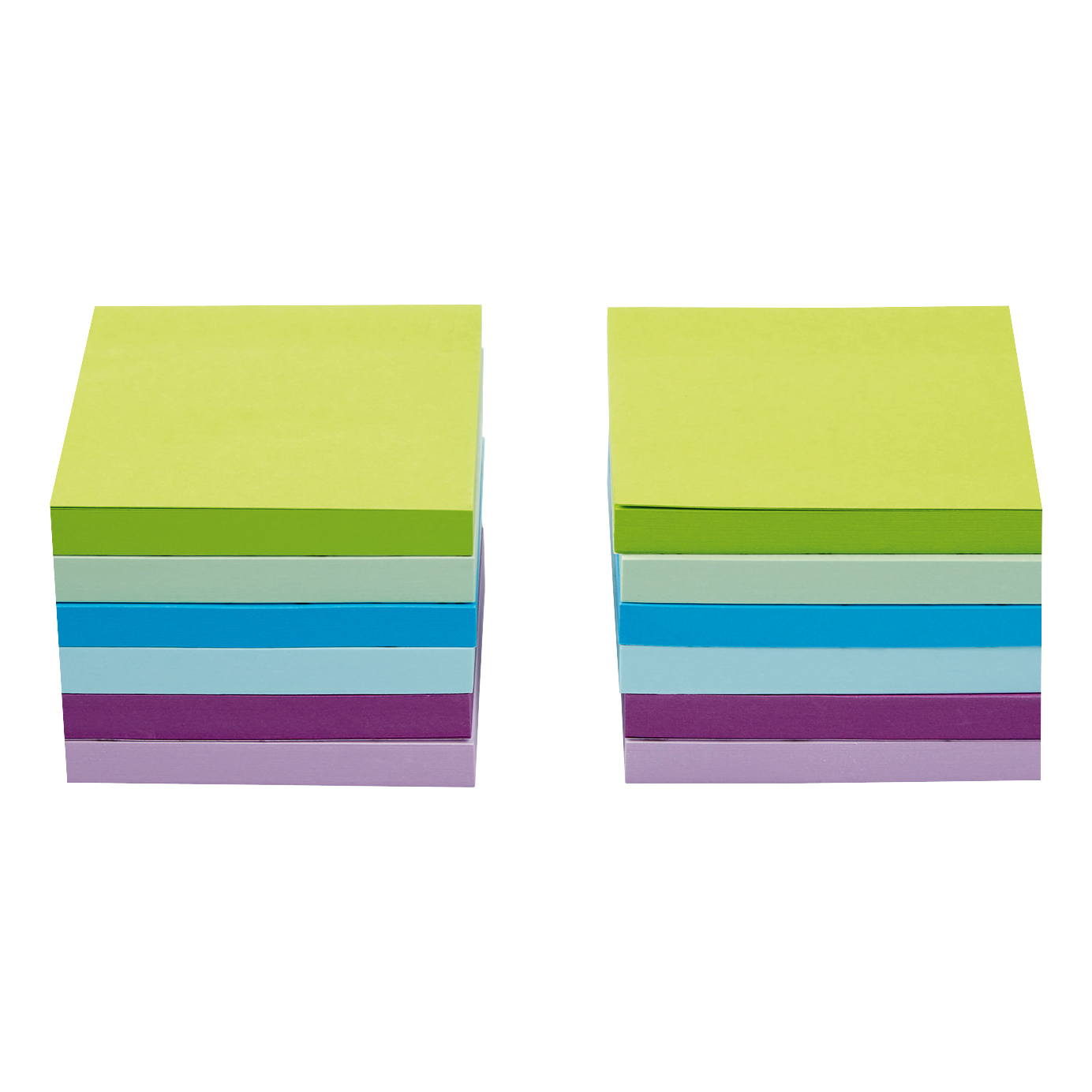 5+Star+Sticky+Notes+Removable+Neon%2FPastel+%28Pack+of+12%29+940562